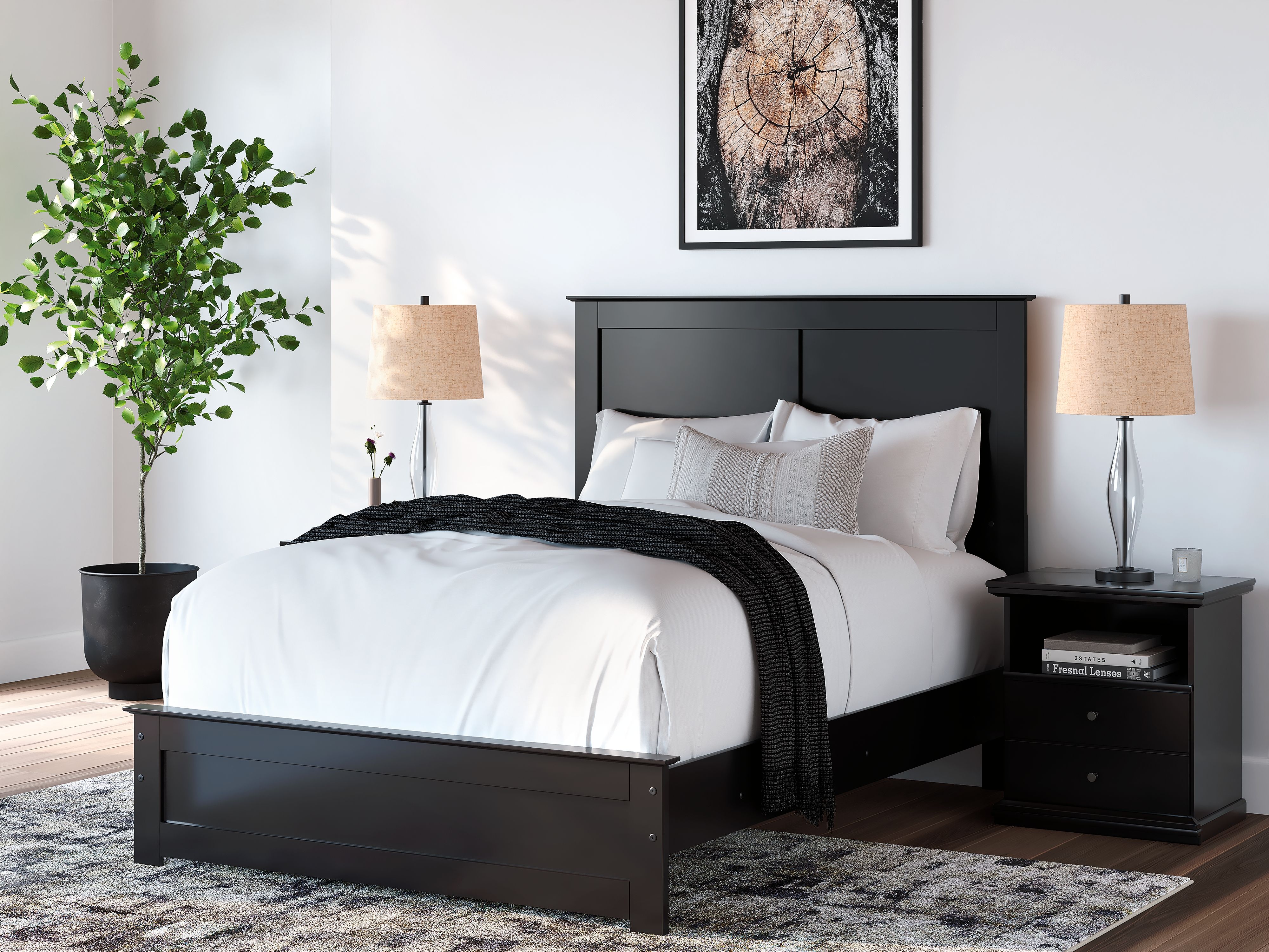 Ashley Furniture Maribel - Full Panel Bed - Black - Image 2