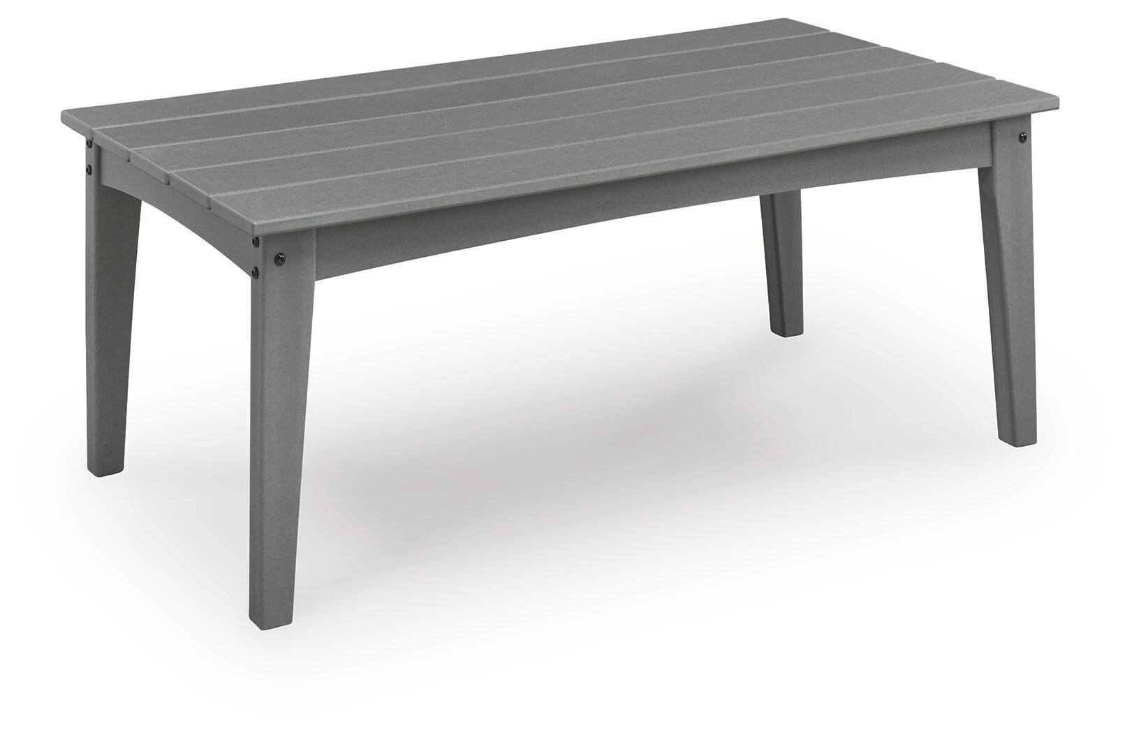 Cove Beach – Rectangular Cocktail Table – Gray