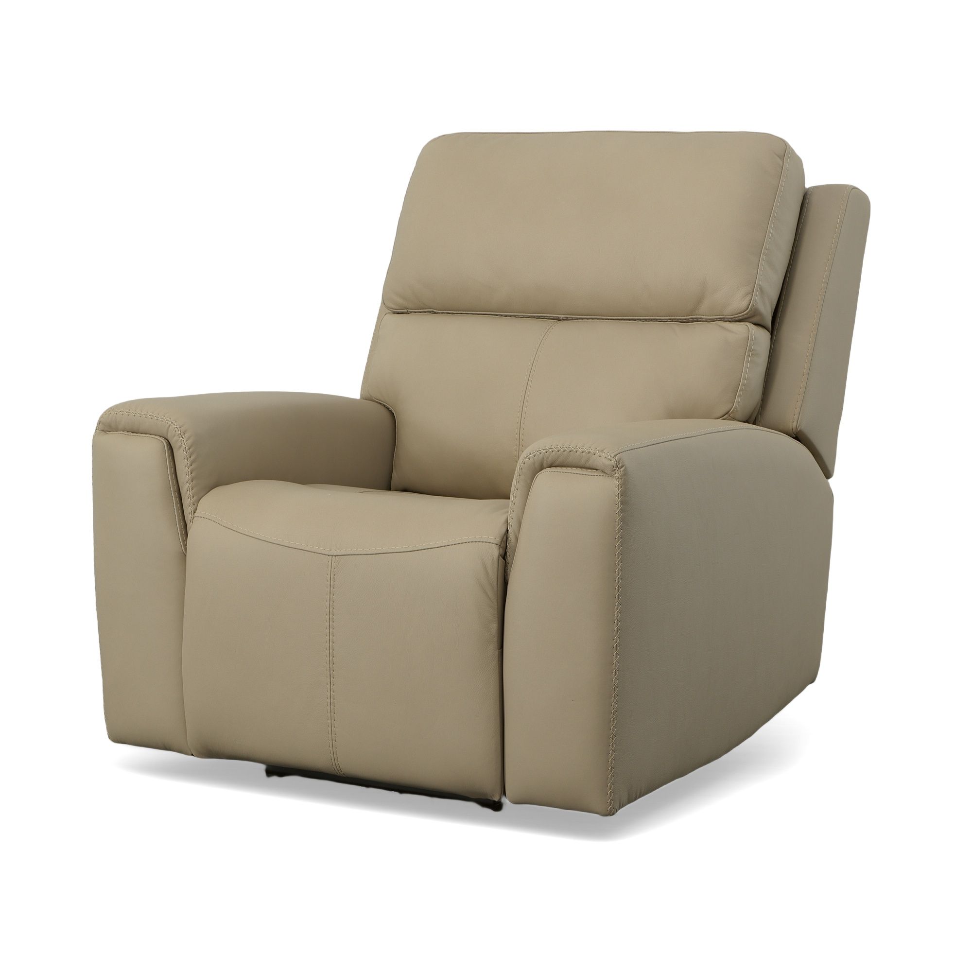 Jarvis - Power Recliner With Power Headrest - Parchment, beige, view 2