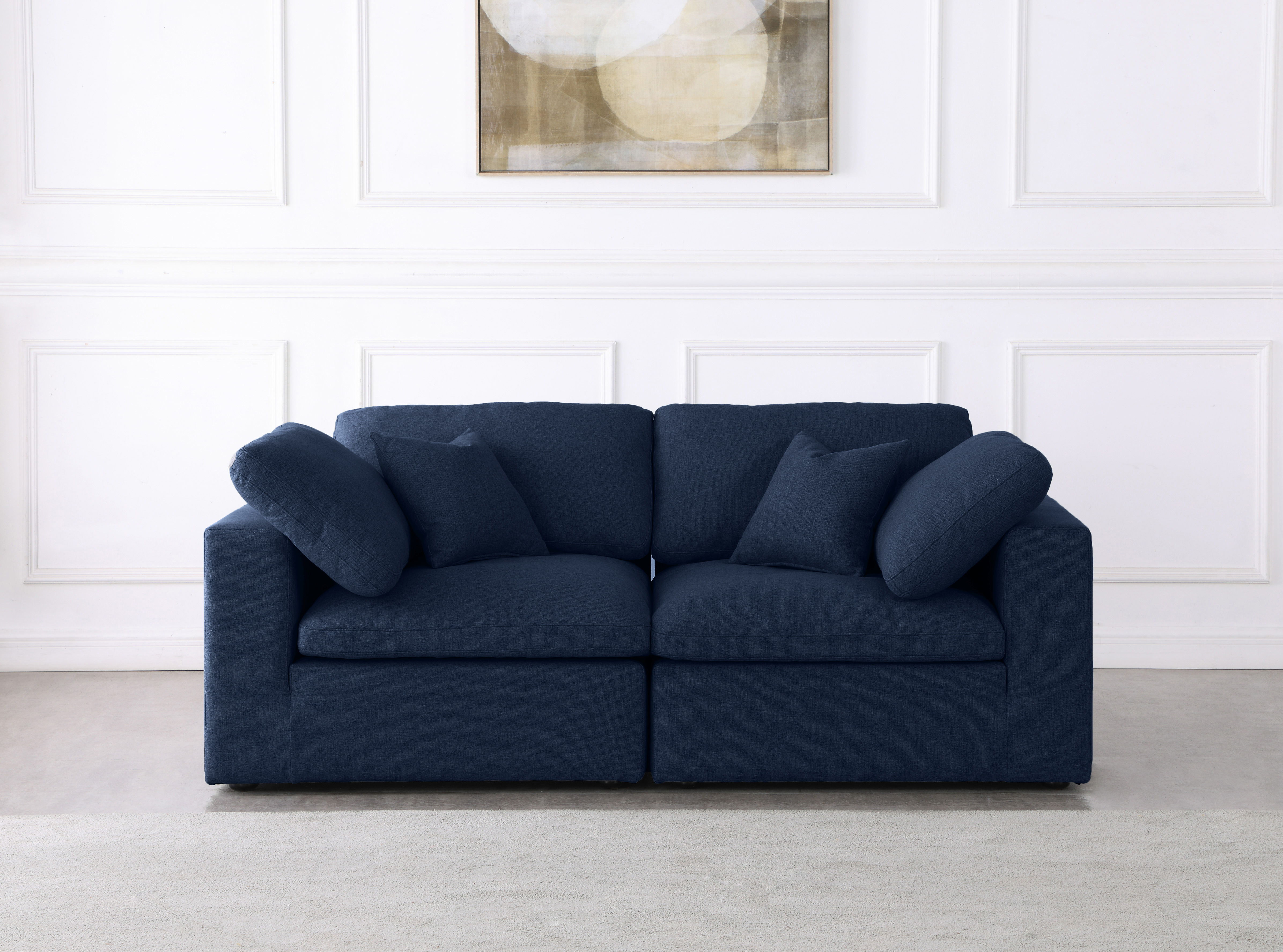 Serene - 2 Piece Modular Sofa - Navy