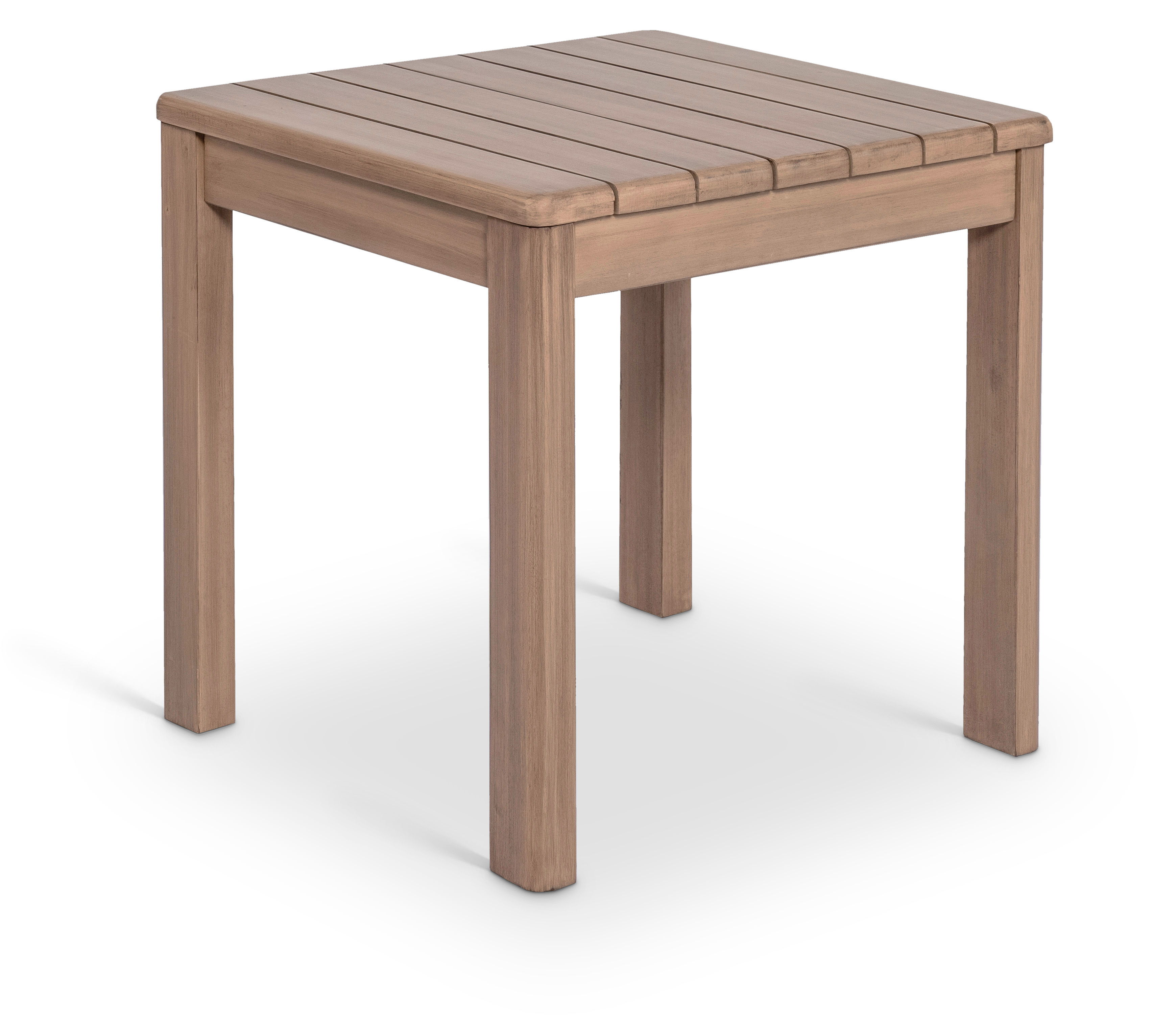 Newport - Acacia Wood Outdoor Patio End Table - Natural