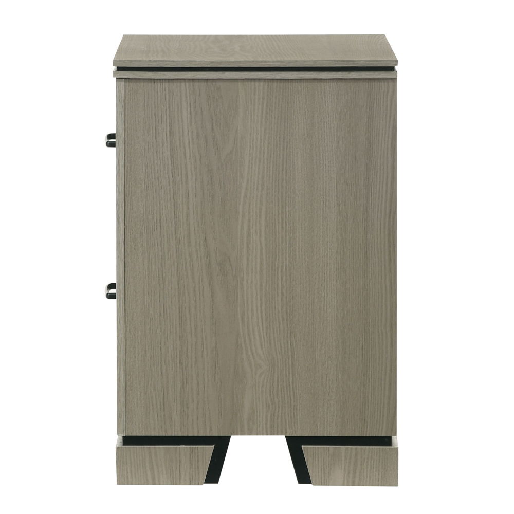 Joanna - Nightstand - Weathered Gray, gray, view 3