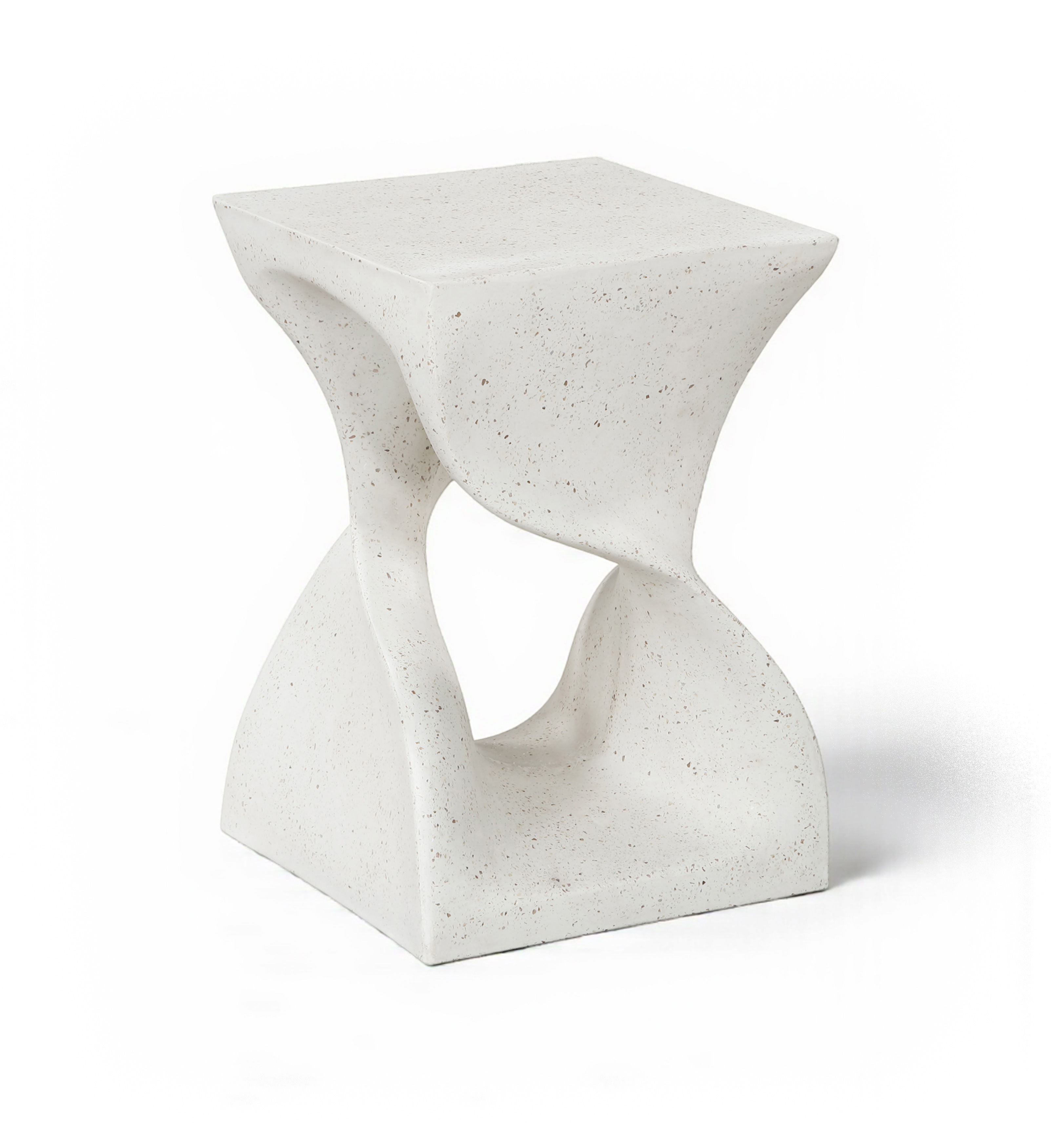 Jula - Concrete End Table - Terrazzo