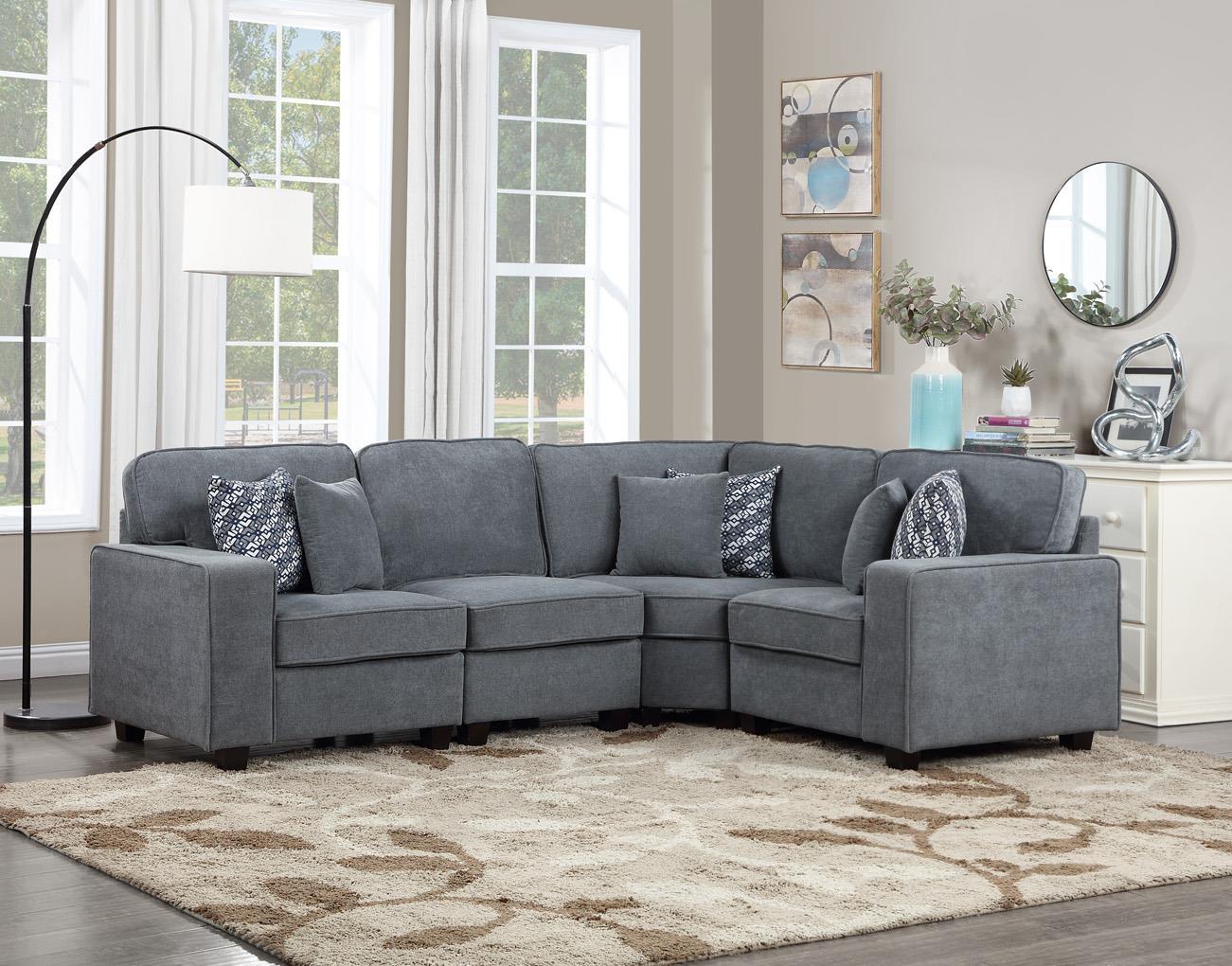 4 Pc · 1 Armless Chair
