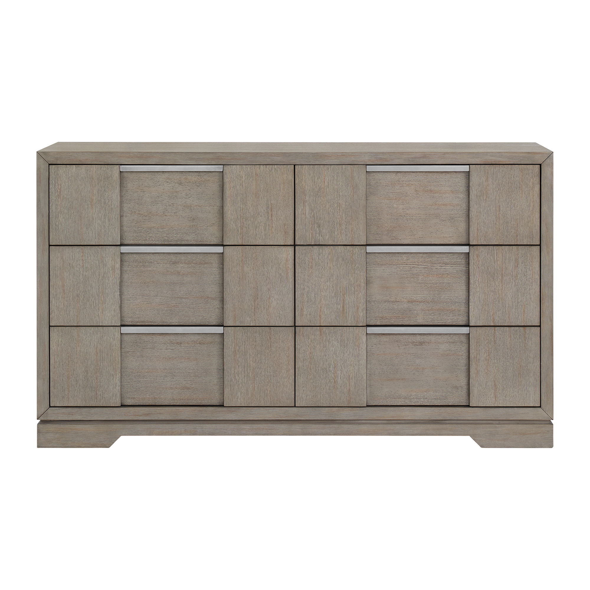 Kelis - 6 Drawer Dresser - Gray