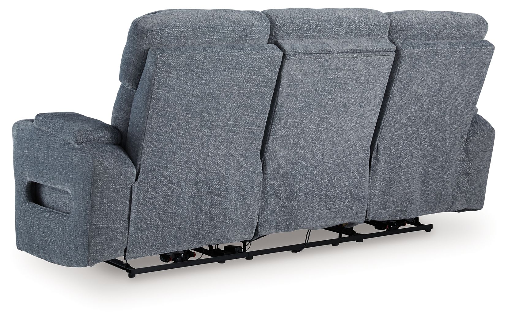 Ashley Furniture Studio Cave - Power Reclining Sofa - Steel - Image 6