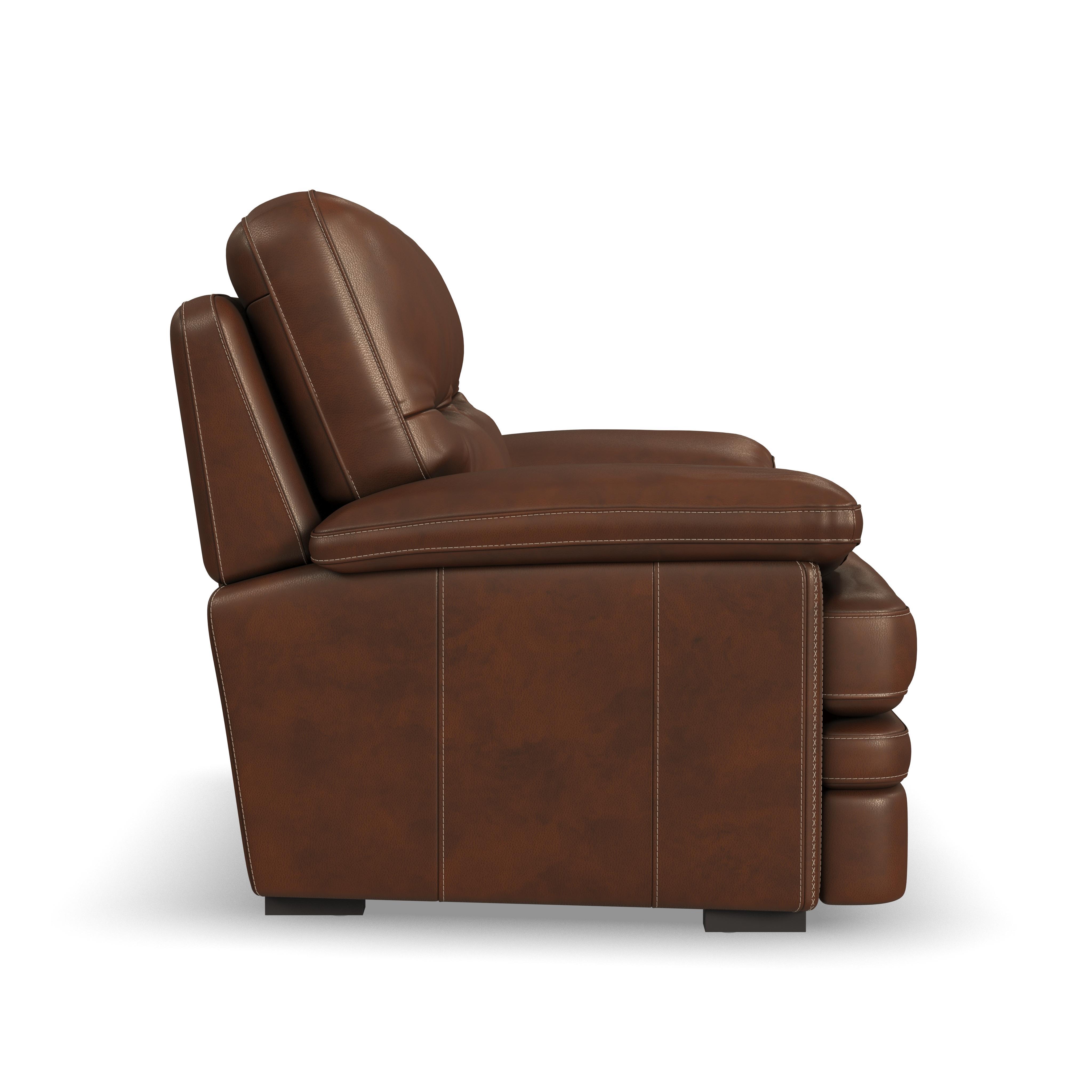 David - Loveseat - Pecan, dark brown, view 3