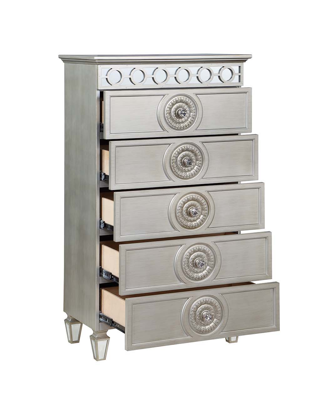 Varian - Chest - Silver & Mirrored, silver, view 4