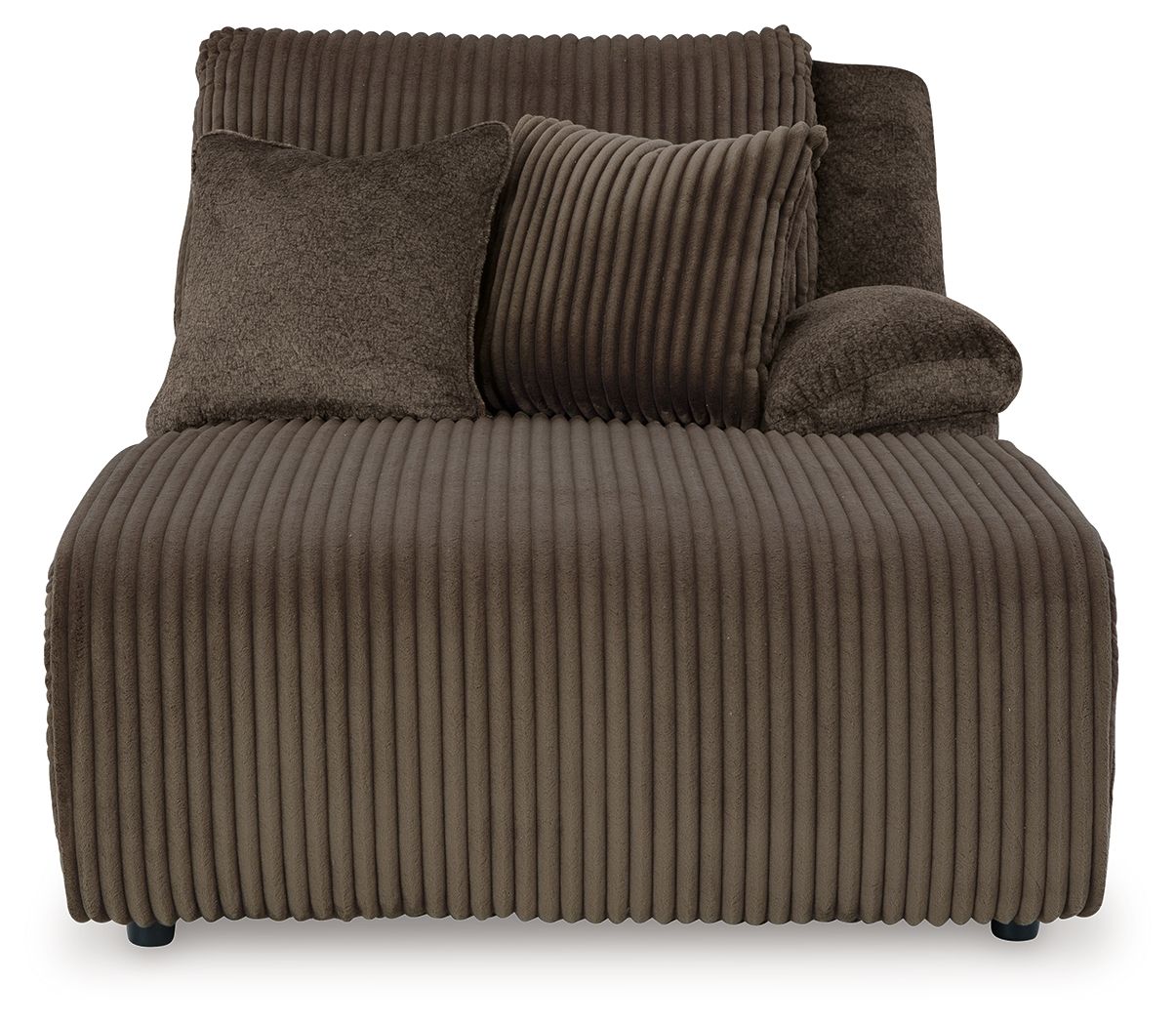 Ashley Furniture Top Tier - 3-Piece Reclining Sectional With Raf Press Back Chaise - Chocolate - Image 2