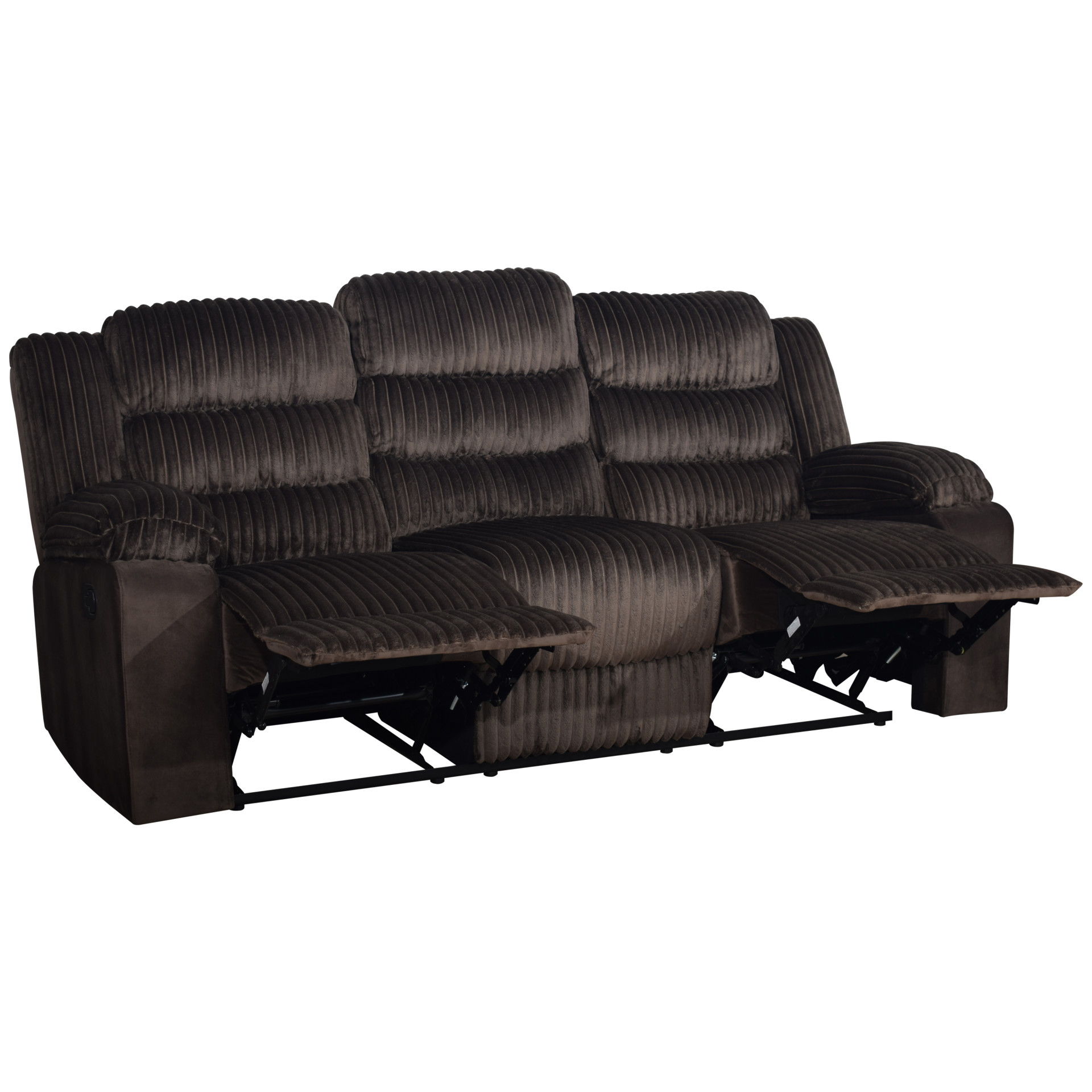 Willow - Sofa With Dual Recliner - Brown