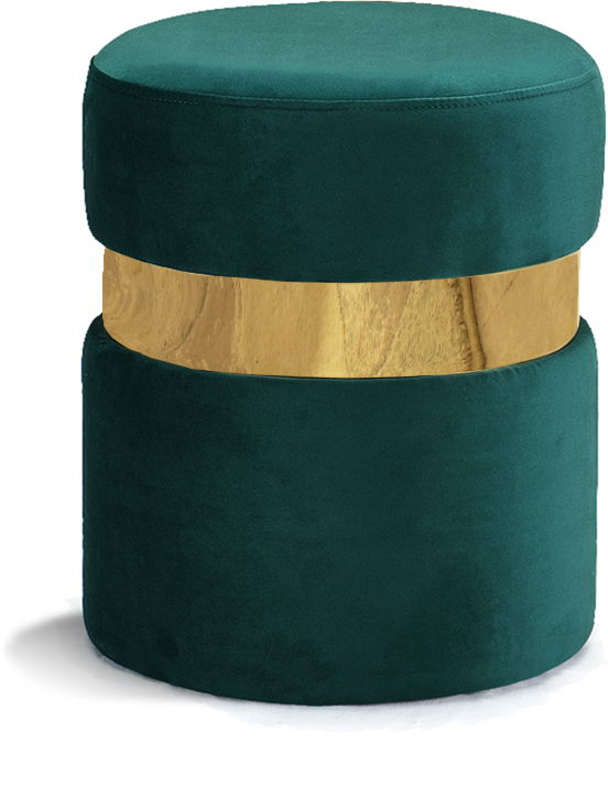 Hailey - Ottoman / Stool - Green