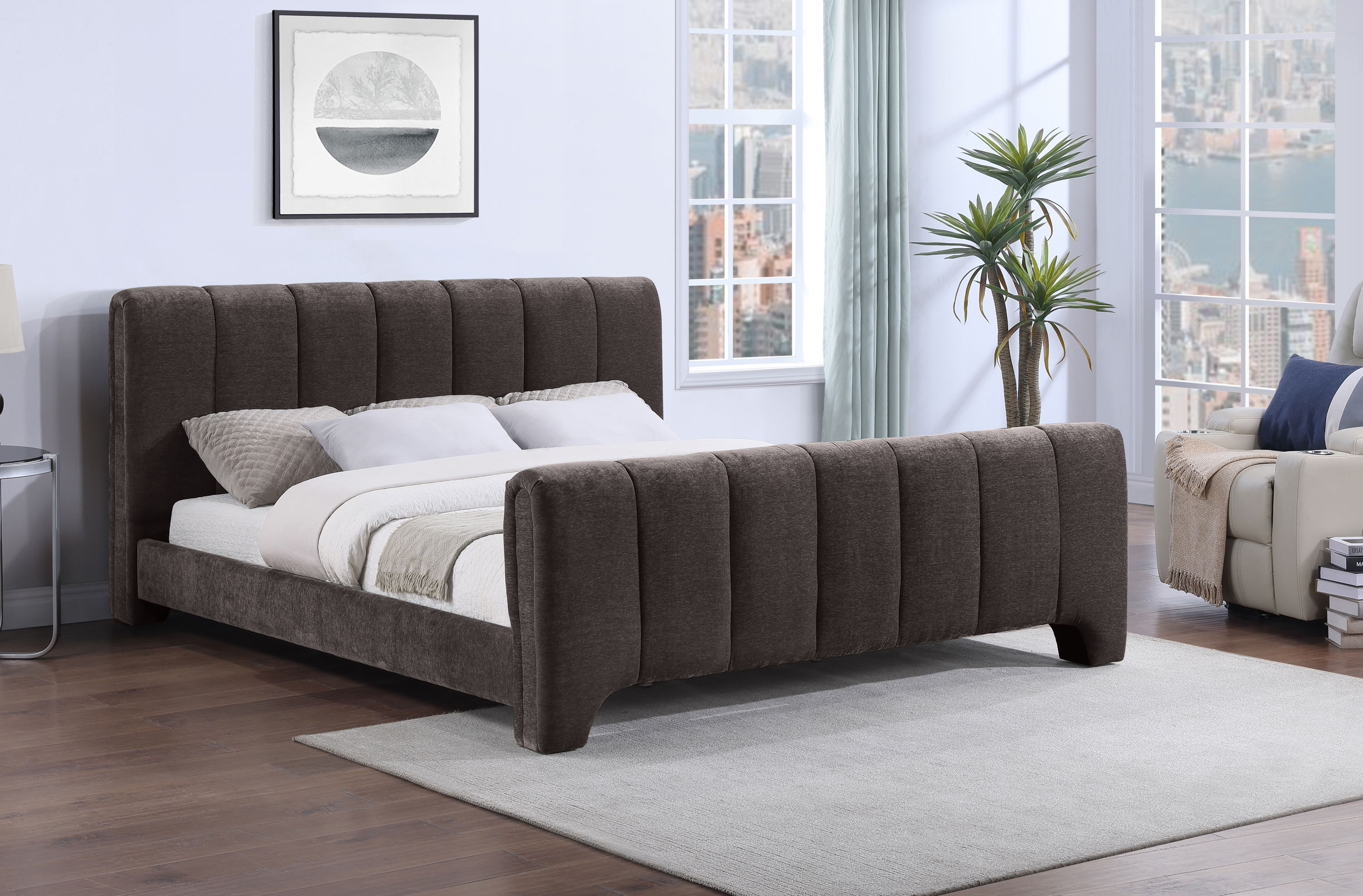 Camila - Queen Bed - Brown