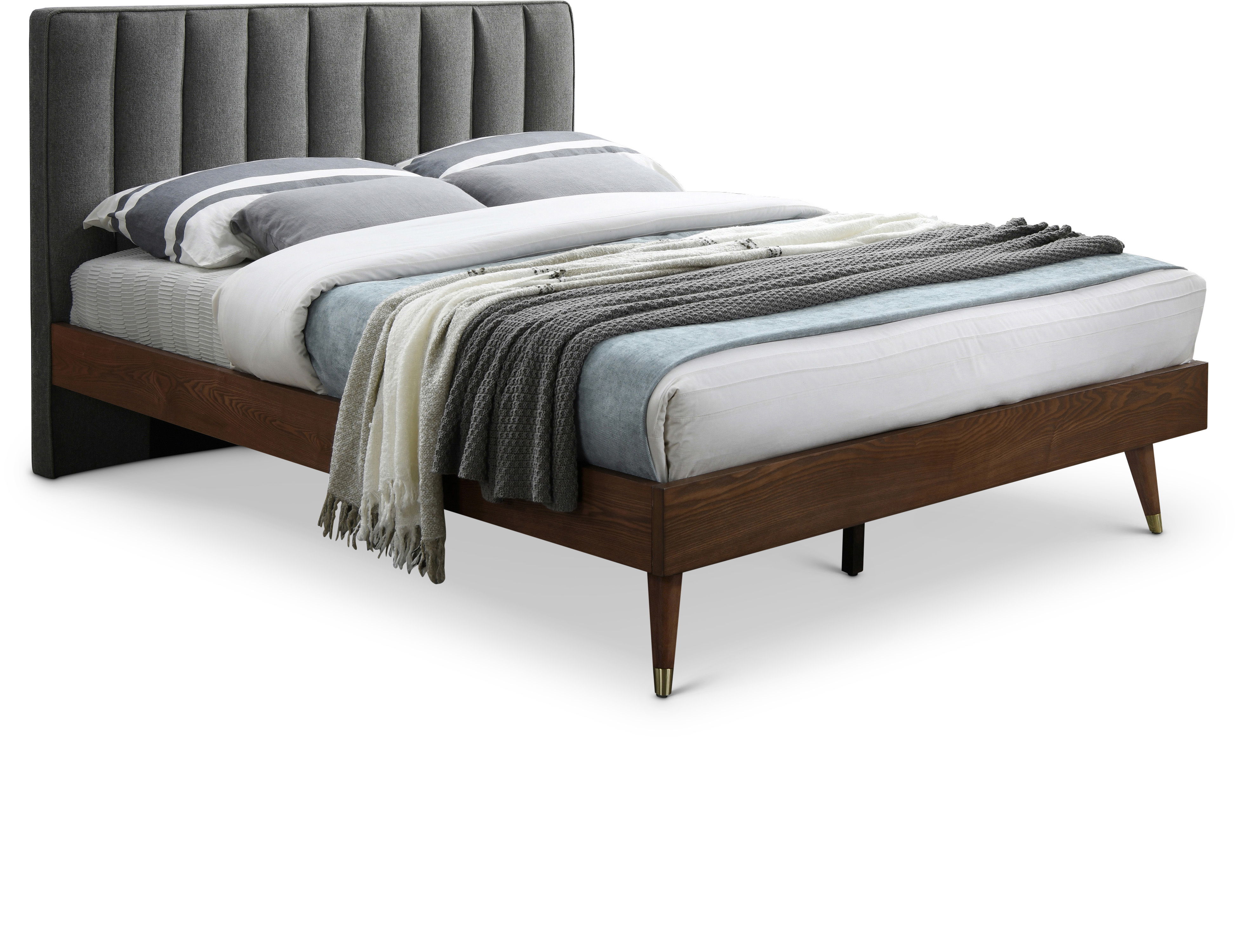 Vance - King Bed - Gray