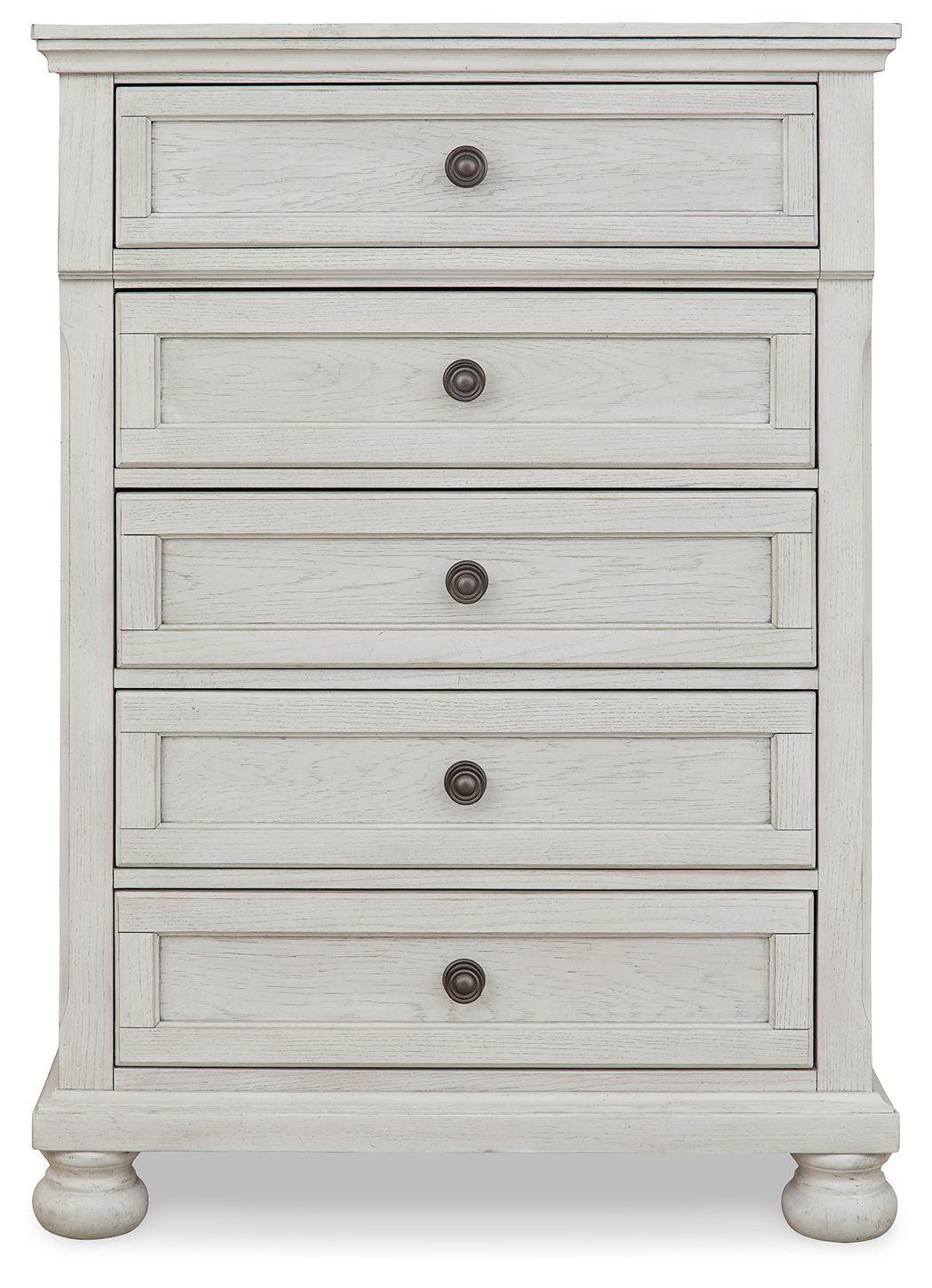 Ashley Furniture Robbinsdale - Five Drawer Chest - Youth - Antique White - Image 4