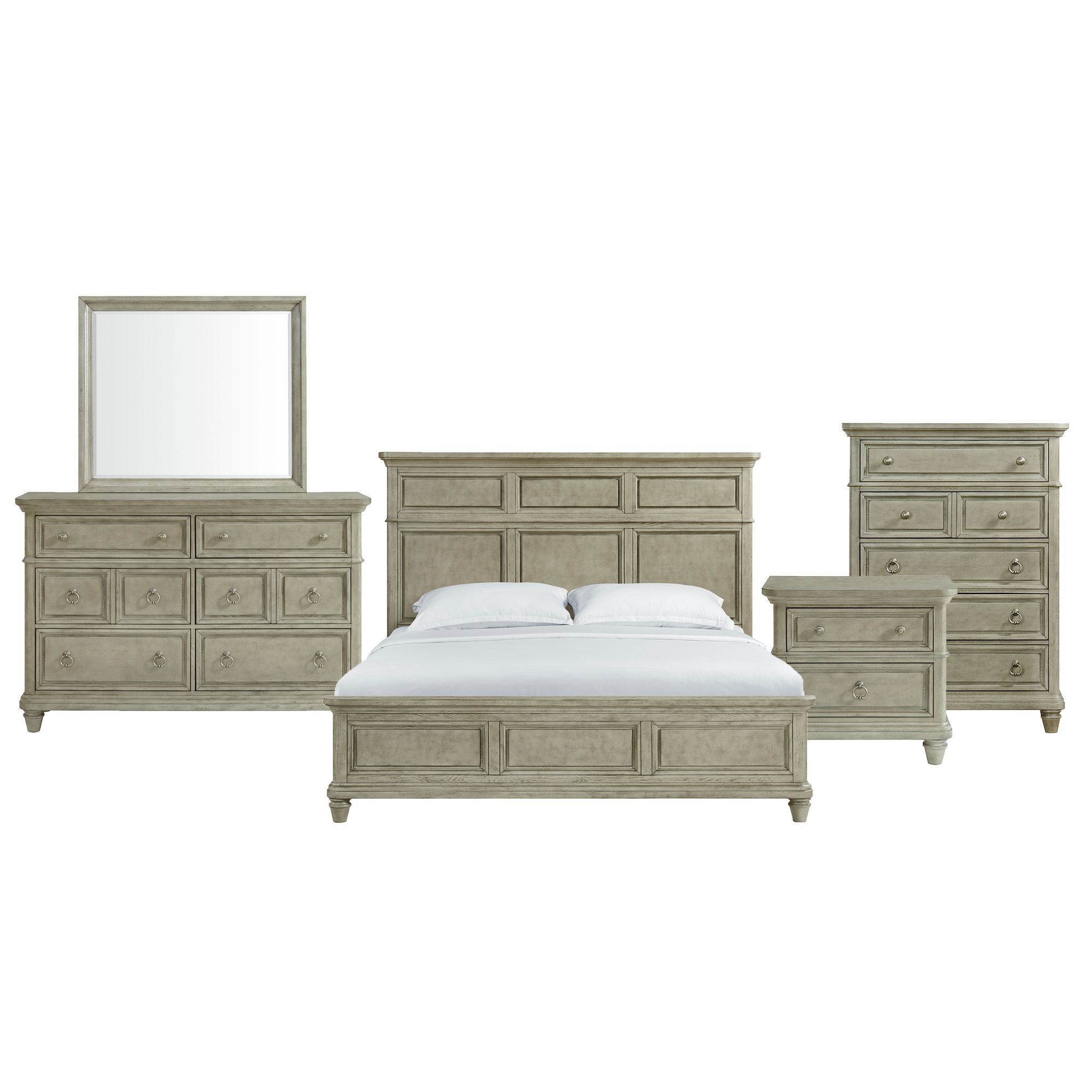 King · 5 Pc · Bedroom Set