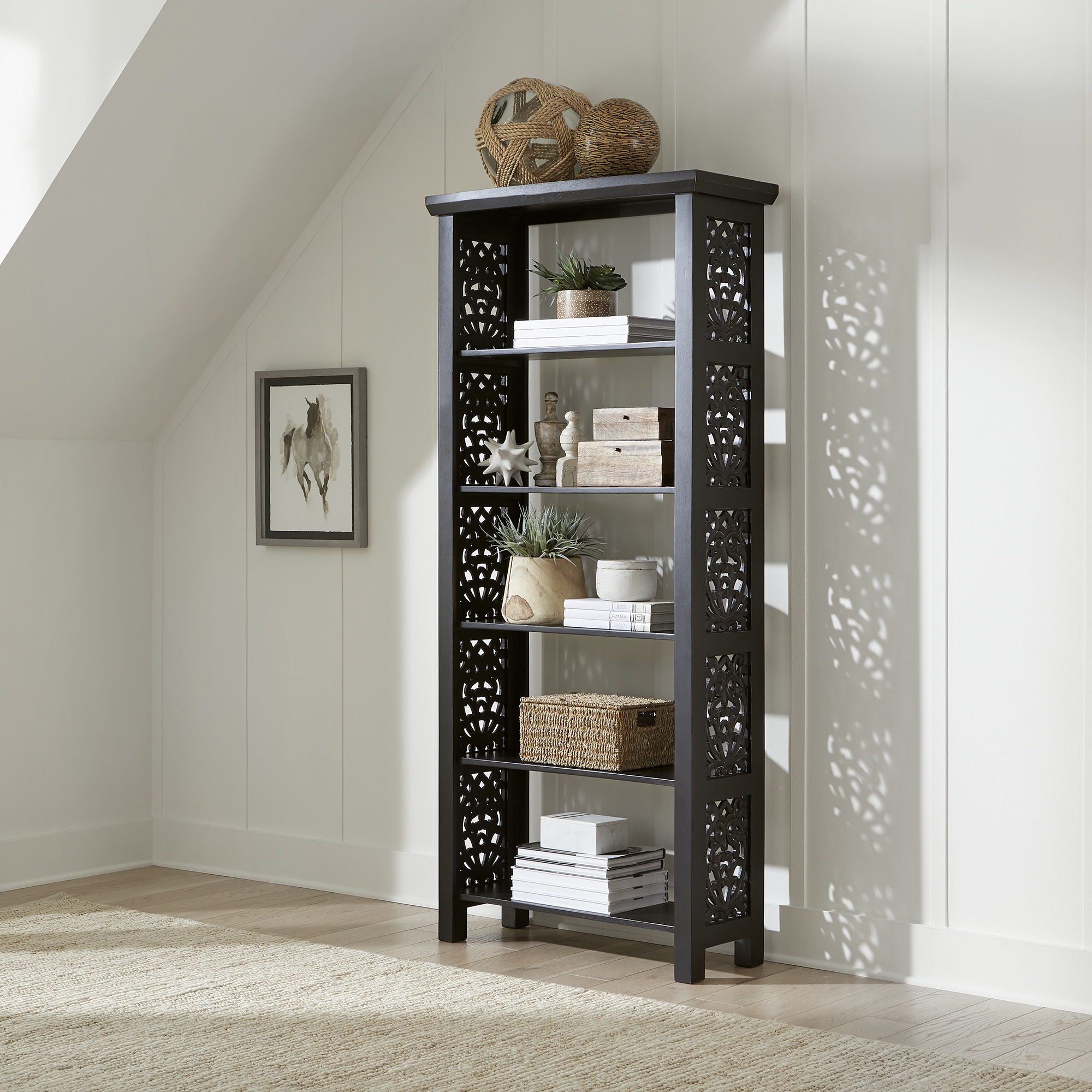 Liberty Furniture Trellis Lane - Accent Bookcase - Black