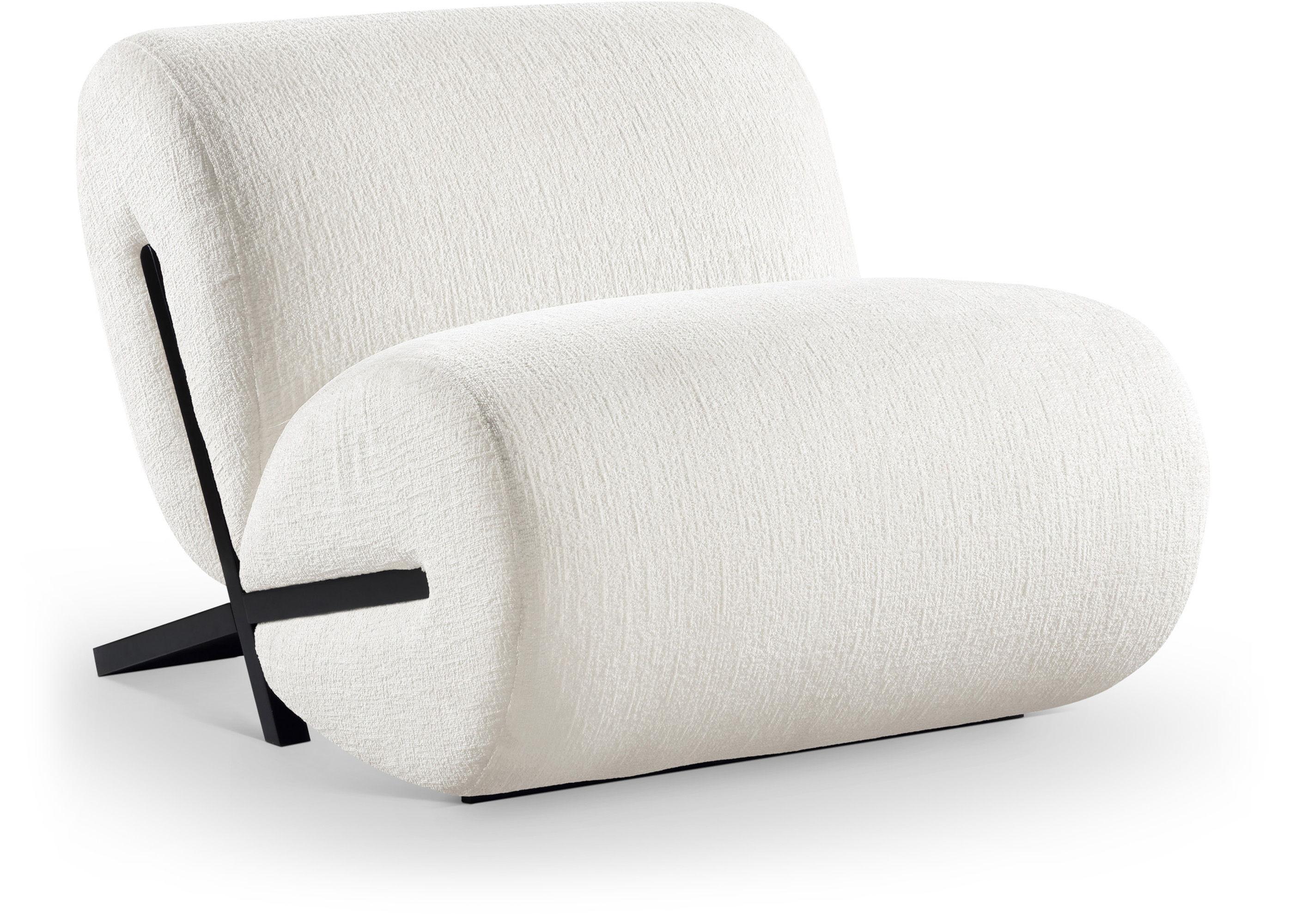 Akira - Upholstered Accent Chair - Cream