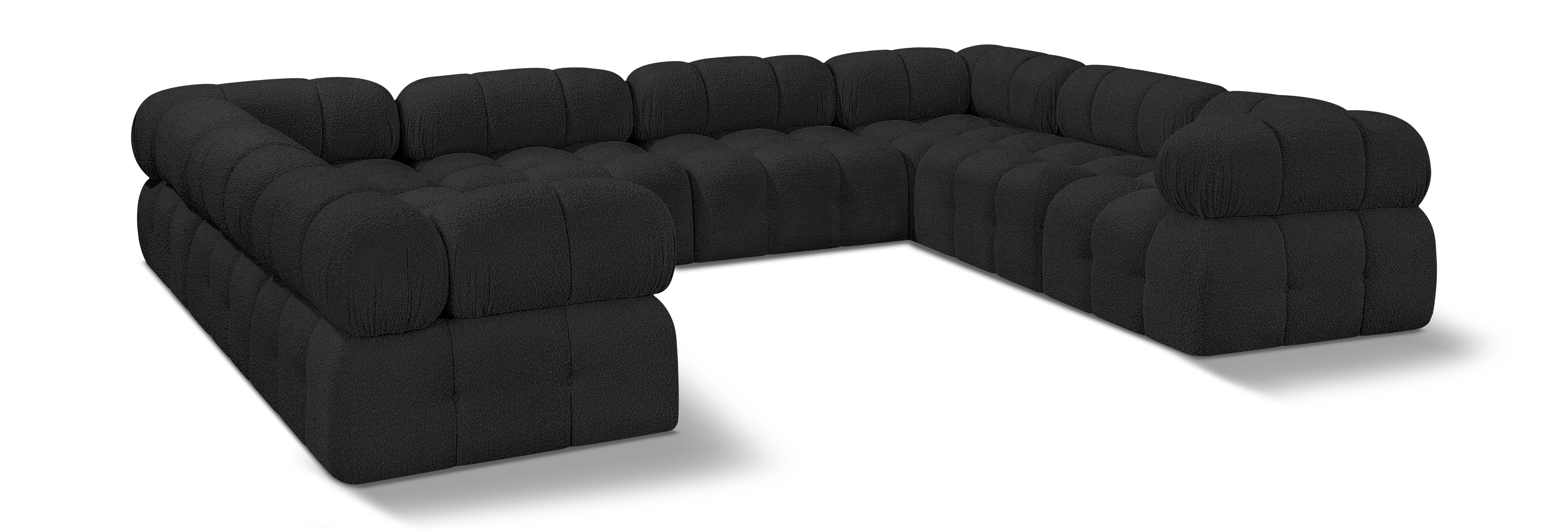 Ames - 8 Piece Modular Sectional - Black