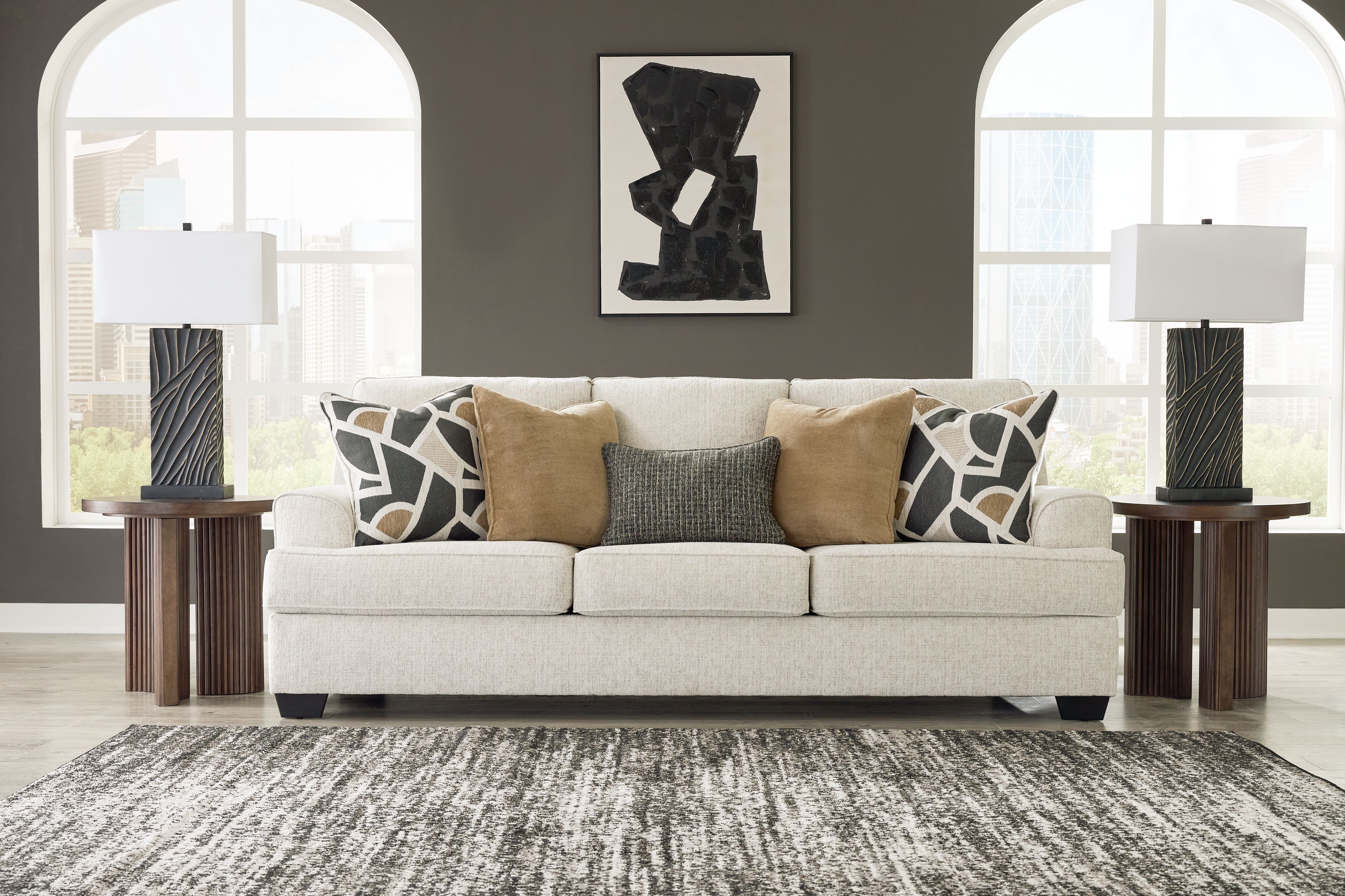 Heartcort - 2 Pc. - Sofa, Loveseat - Quartz