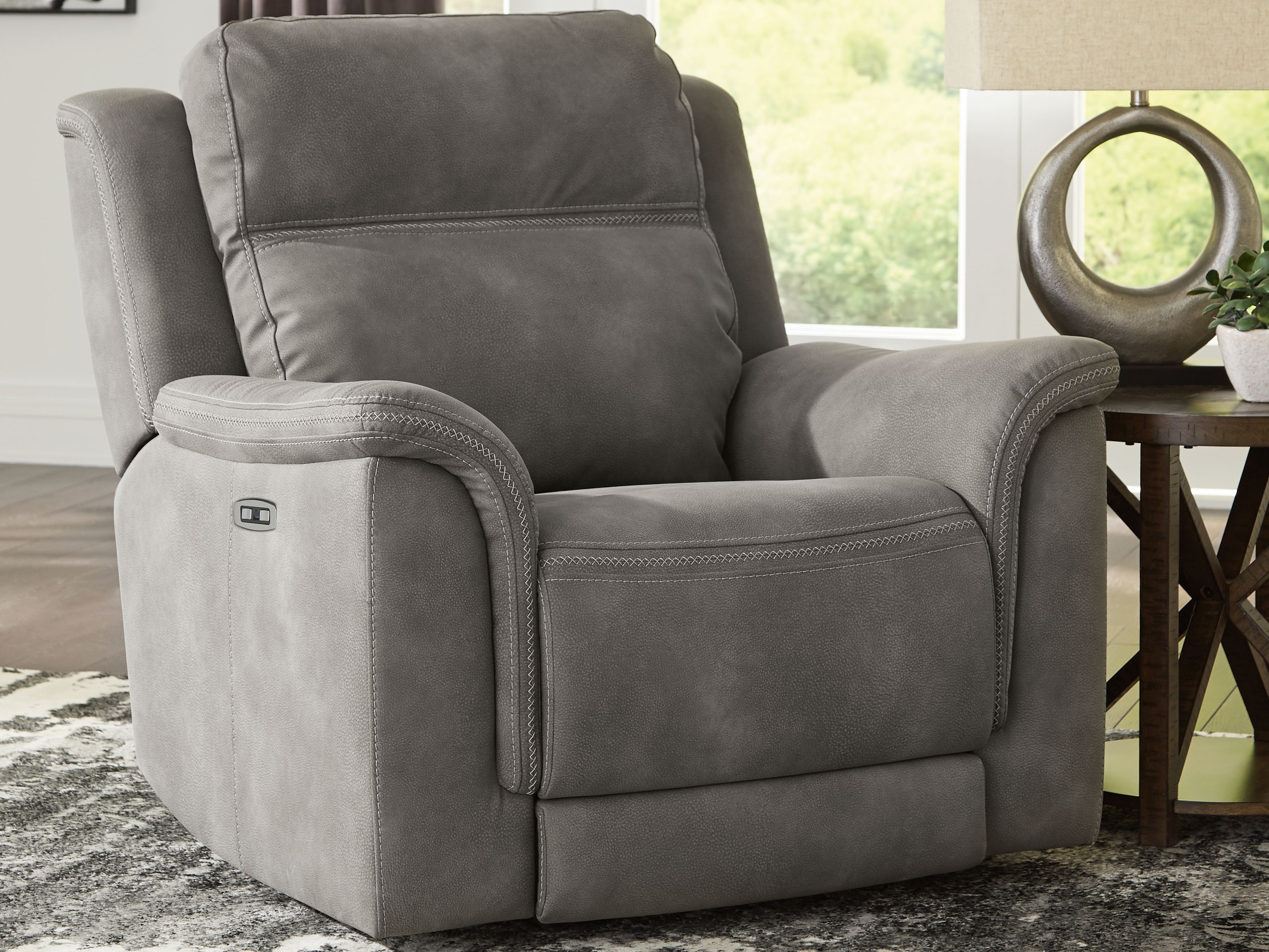 Next-Gen Durapella - Power Recliner With Adjustablej Headrest - Slate