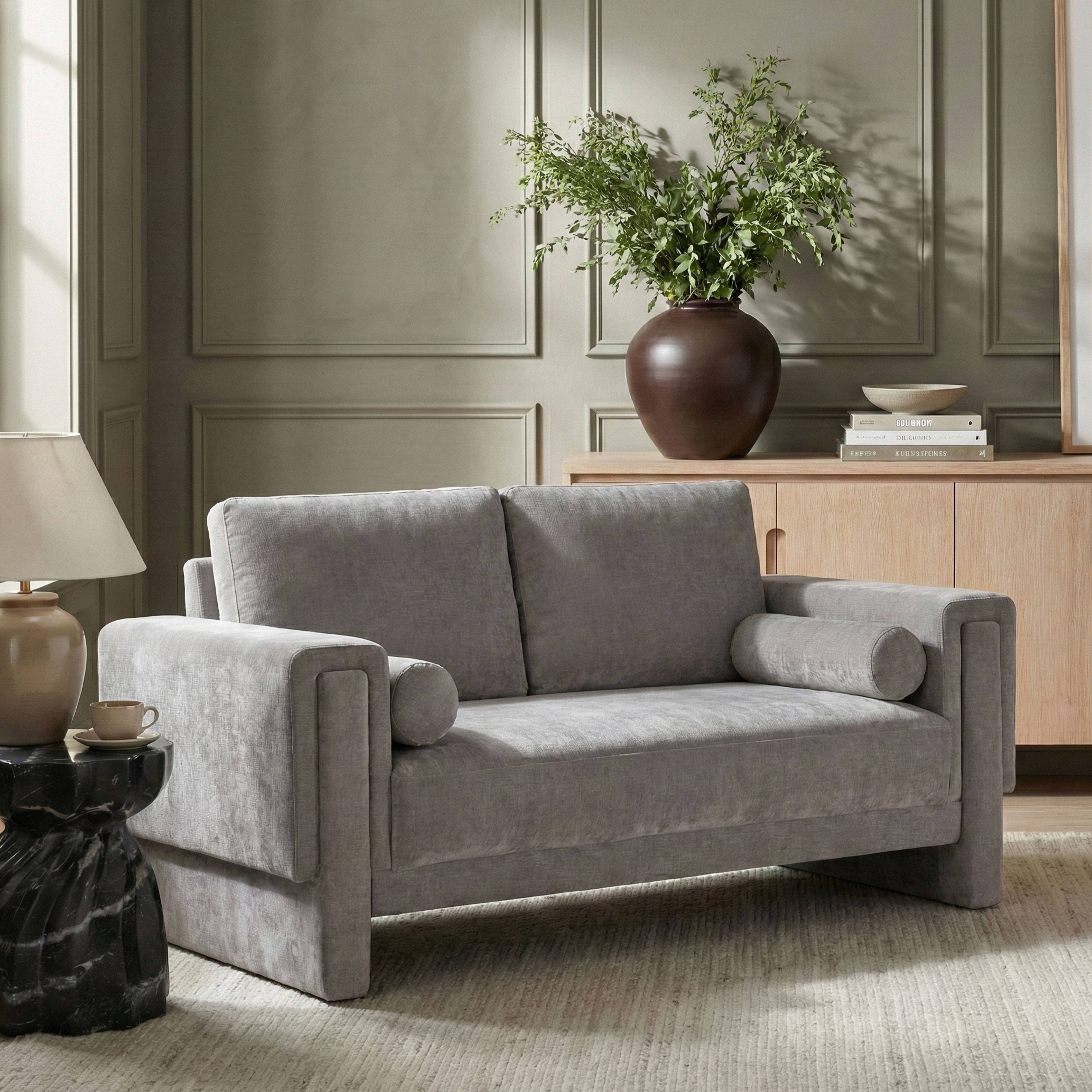 Madeline - Loveseat - Gray