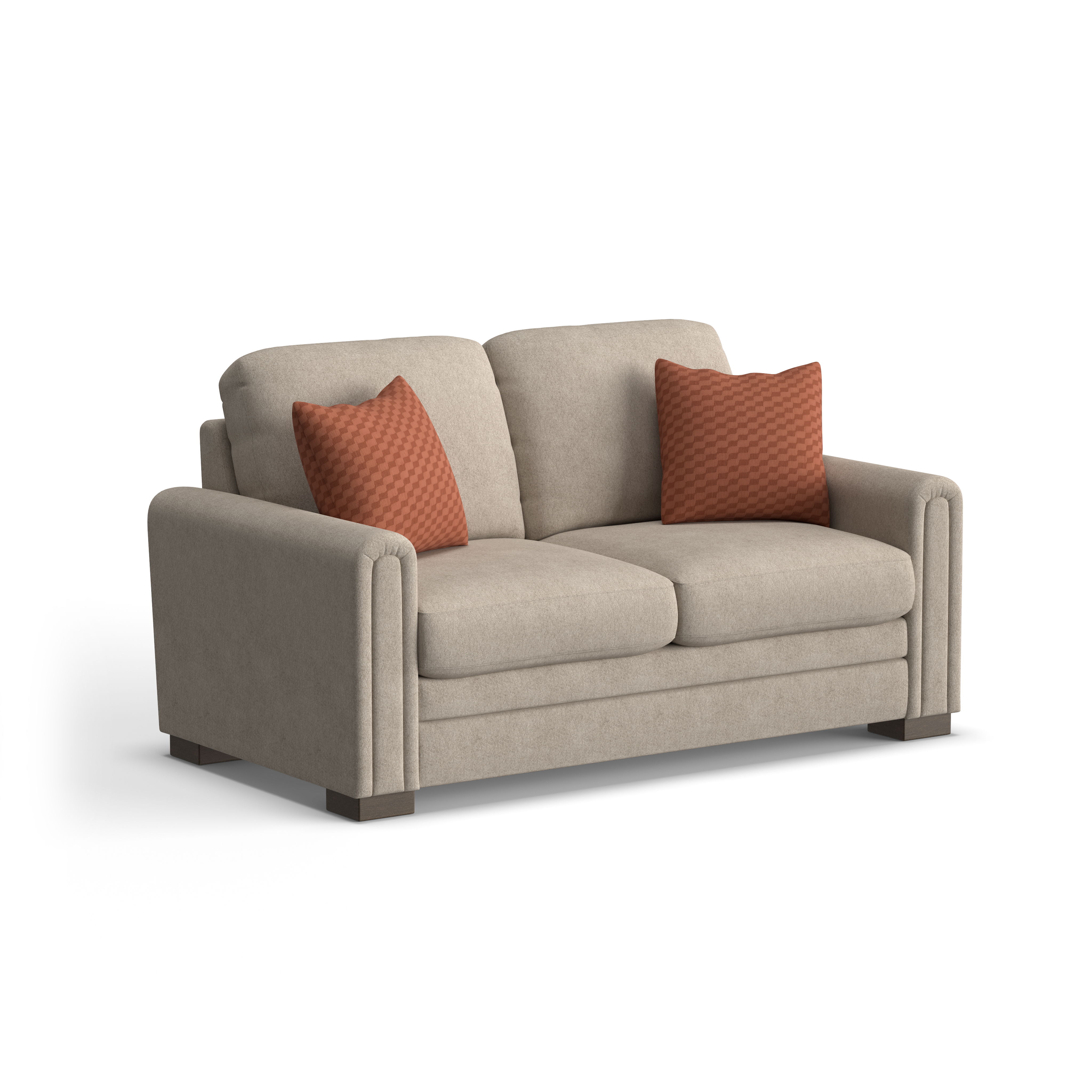 Rudy - Loveseat For Living Room, light brown, view 2