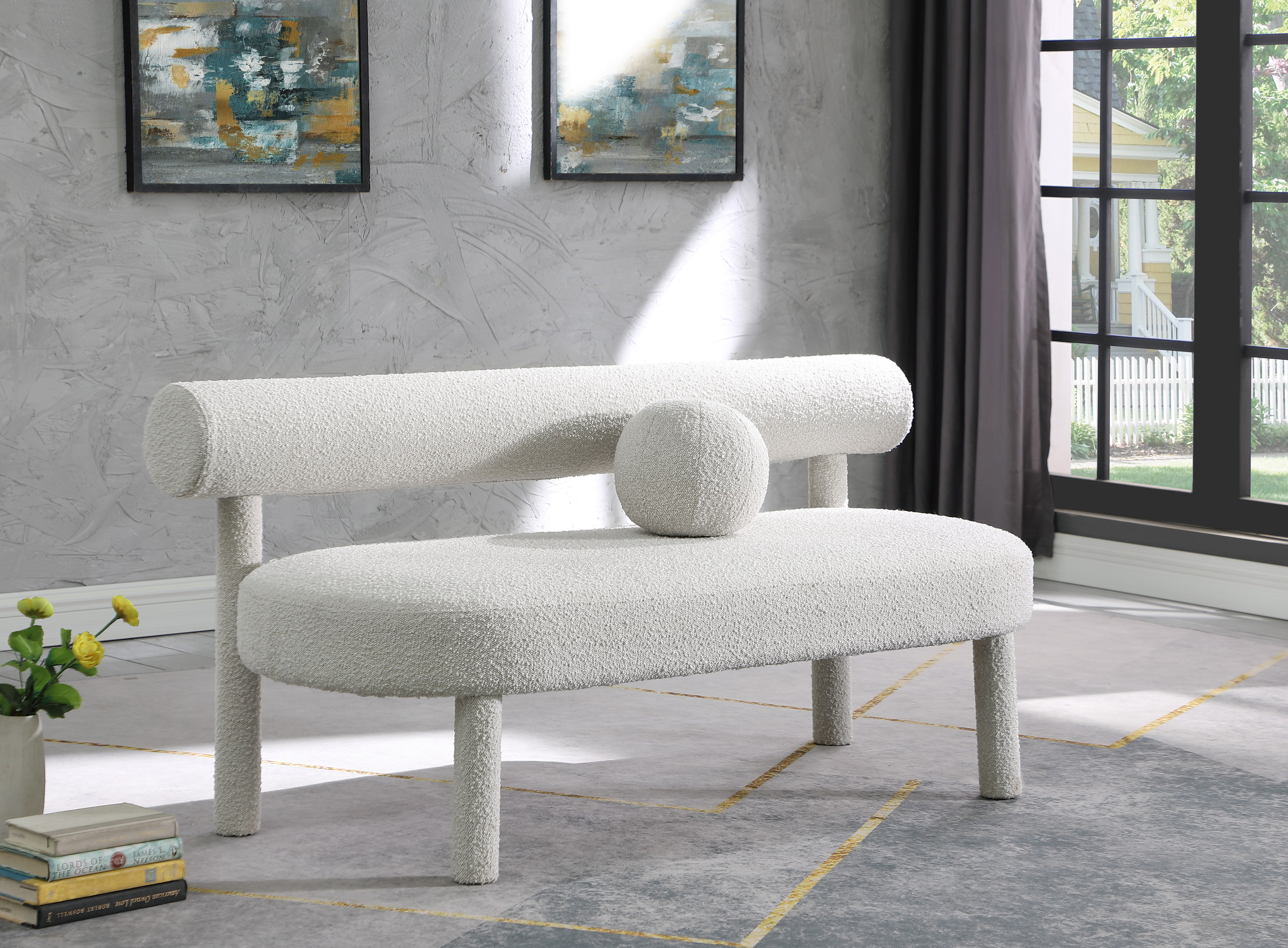 Parlor - Bench - Cream