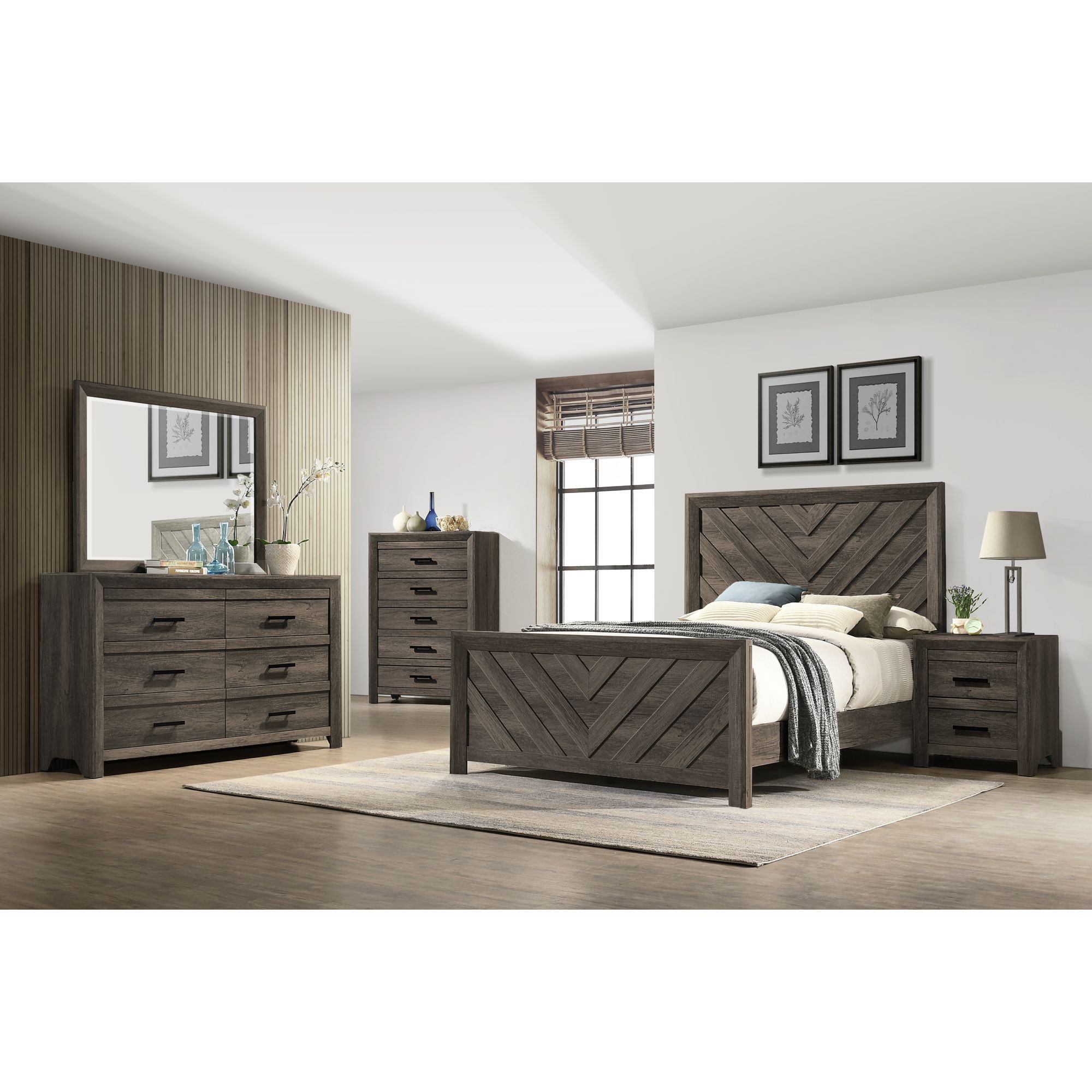 Eleanor - Full Bed - Mocha Gray