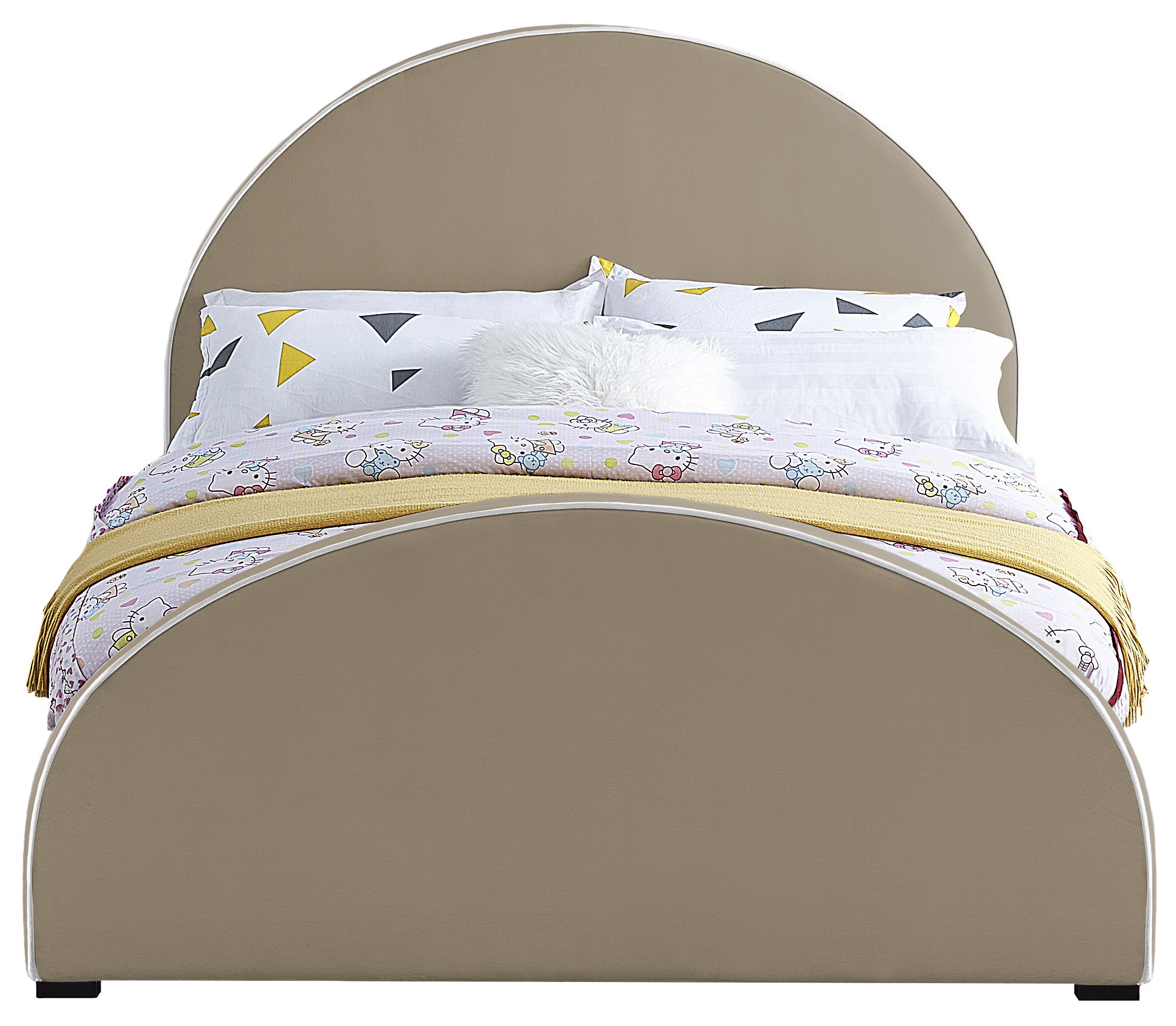 Brody - King Bed - Beige