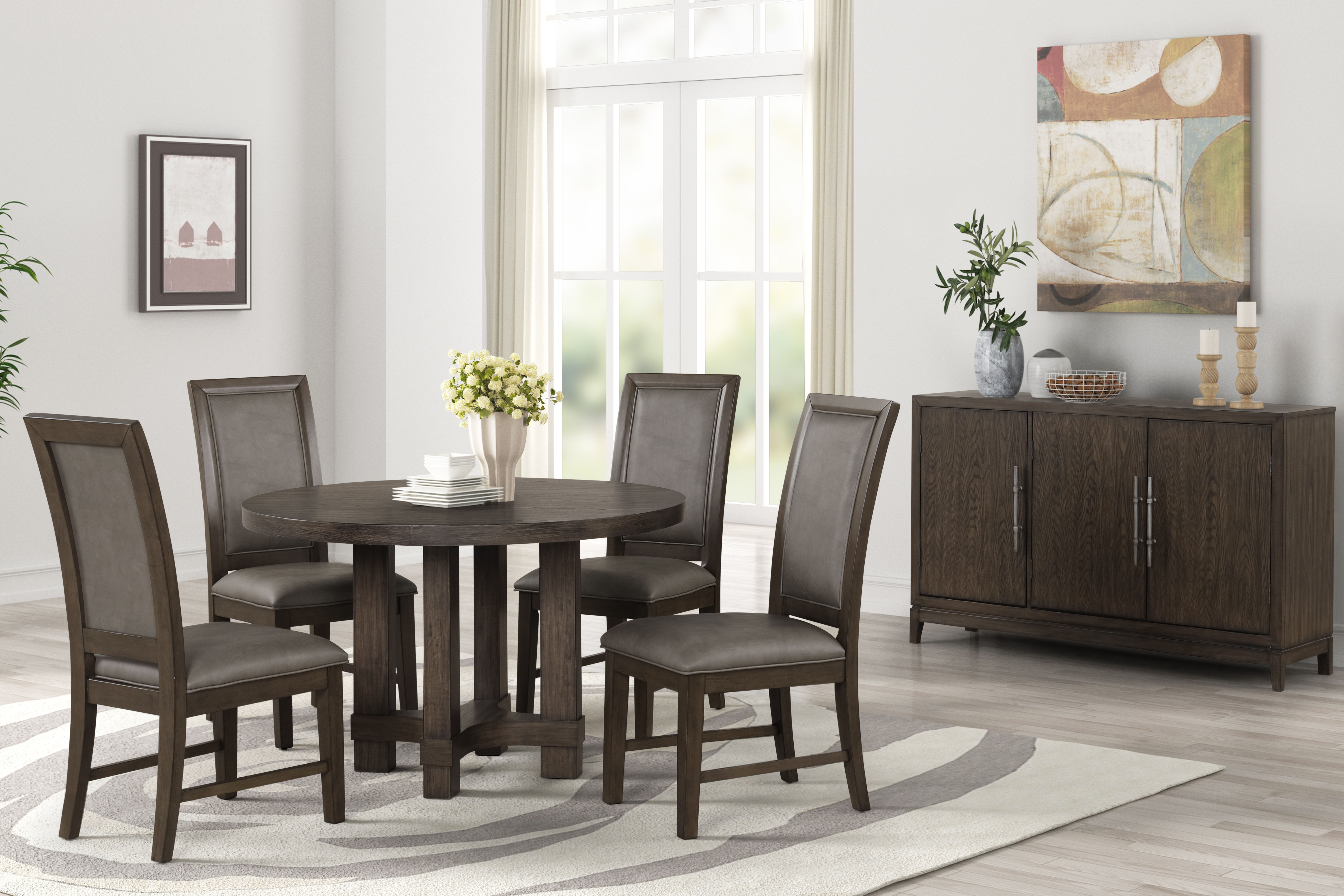 Cityscape - Server - Dark Brown, dark brown, view 8
