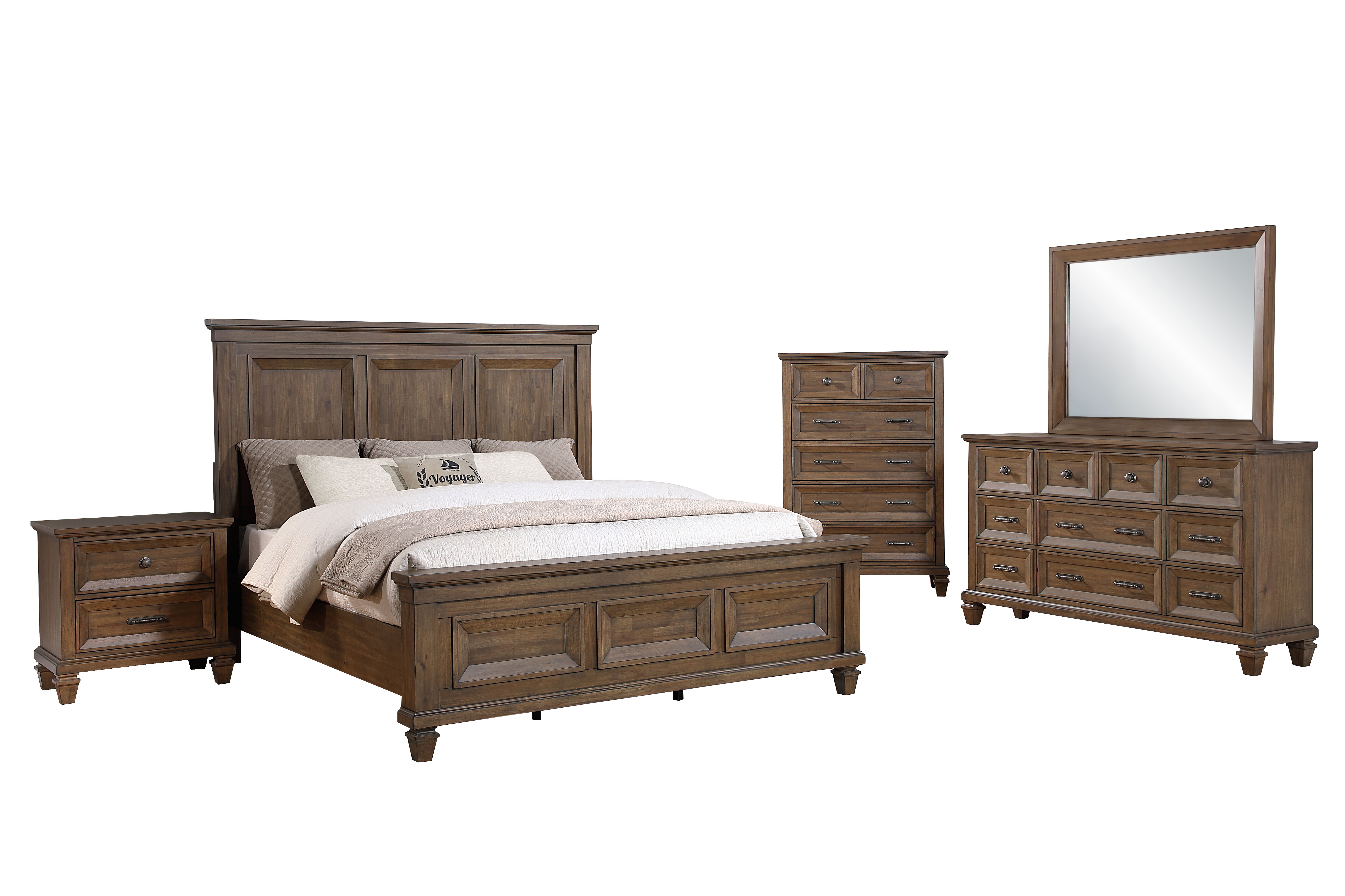 Eastern King · 5 Pc · Bed & Dresser & Mirror & Chest & Nightstand