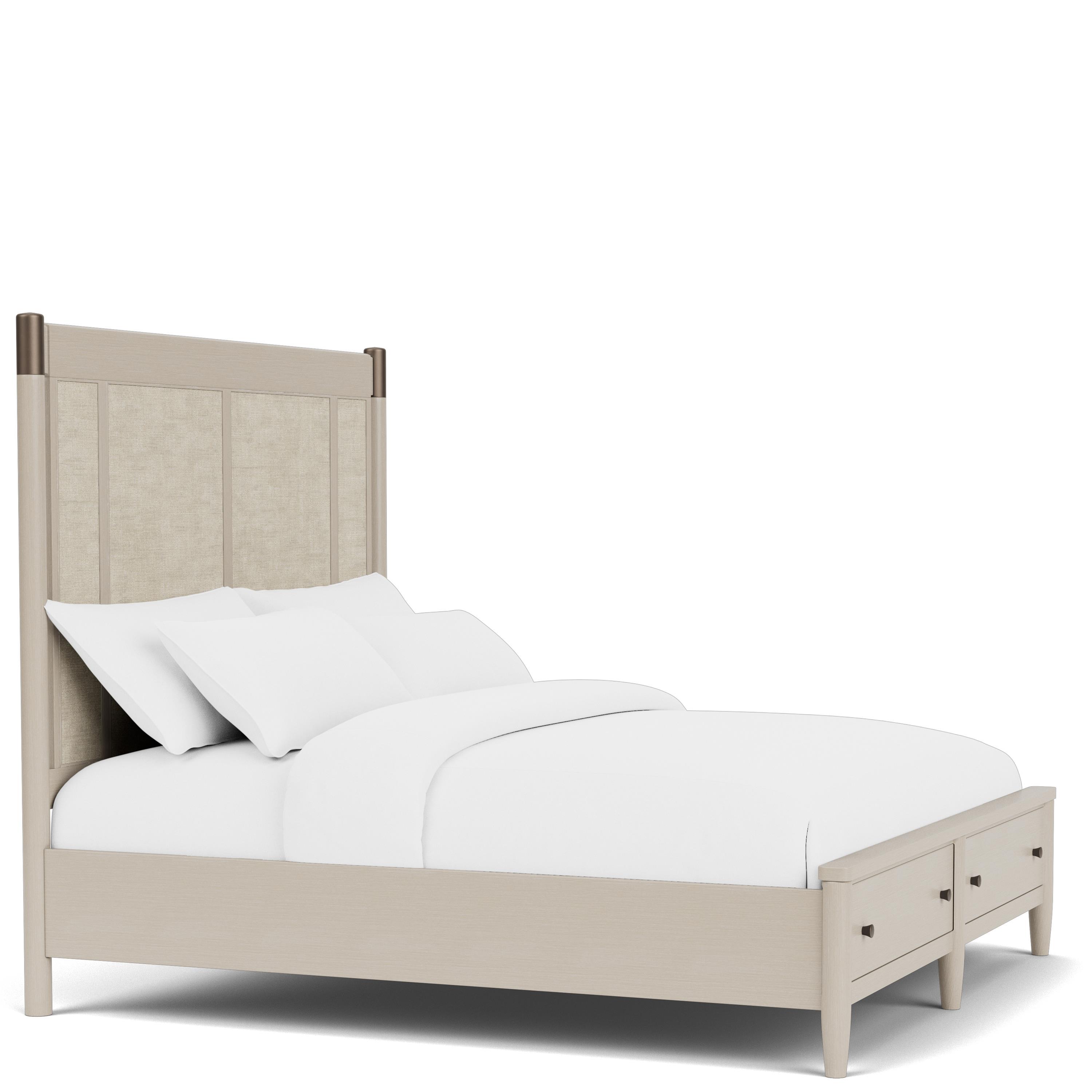 Riverside Furniture Laguna - Queen Storage Bed - Beige