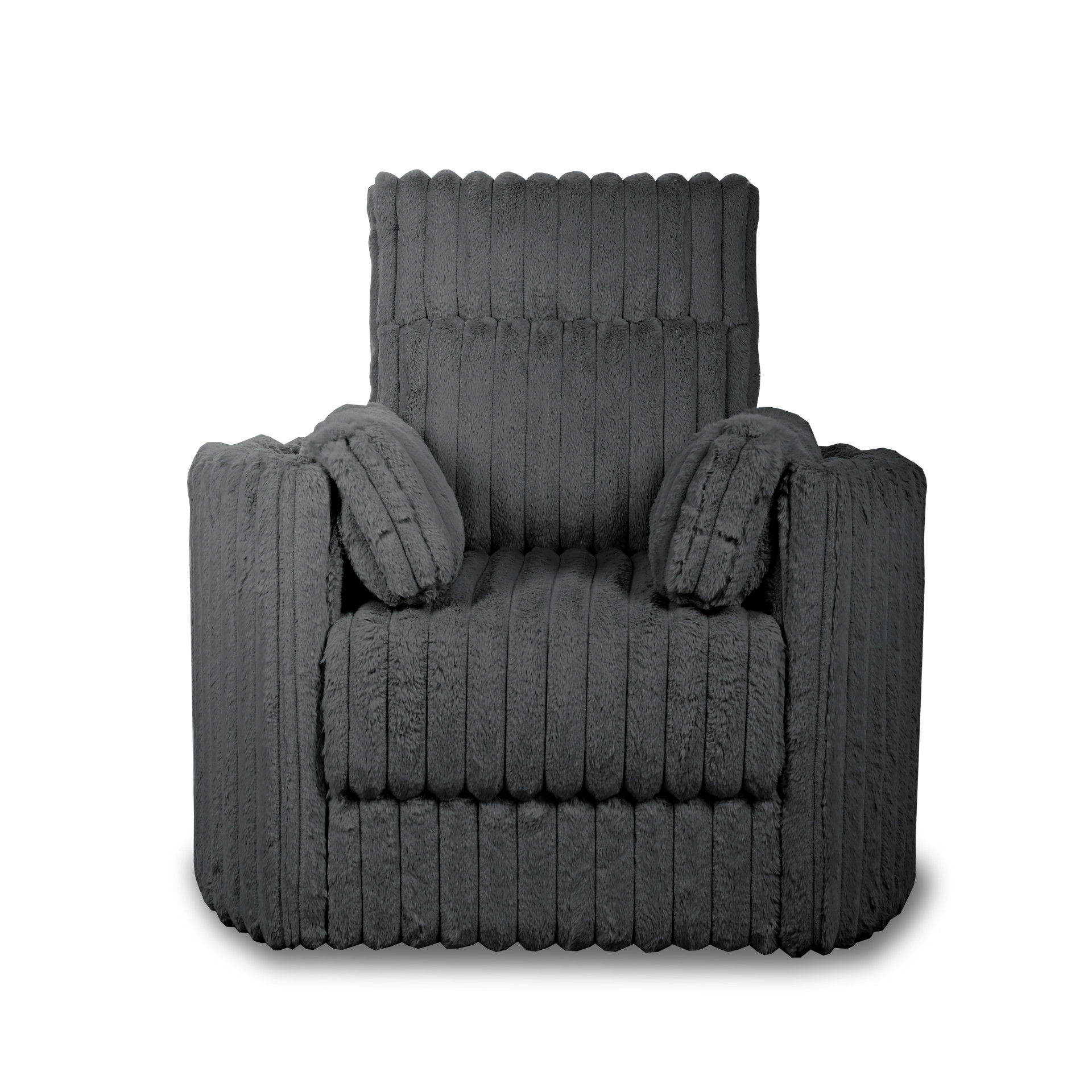 Embrace - Swivel Accent Chair - Charcoal
