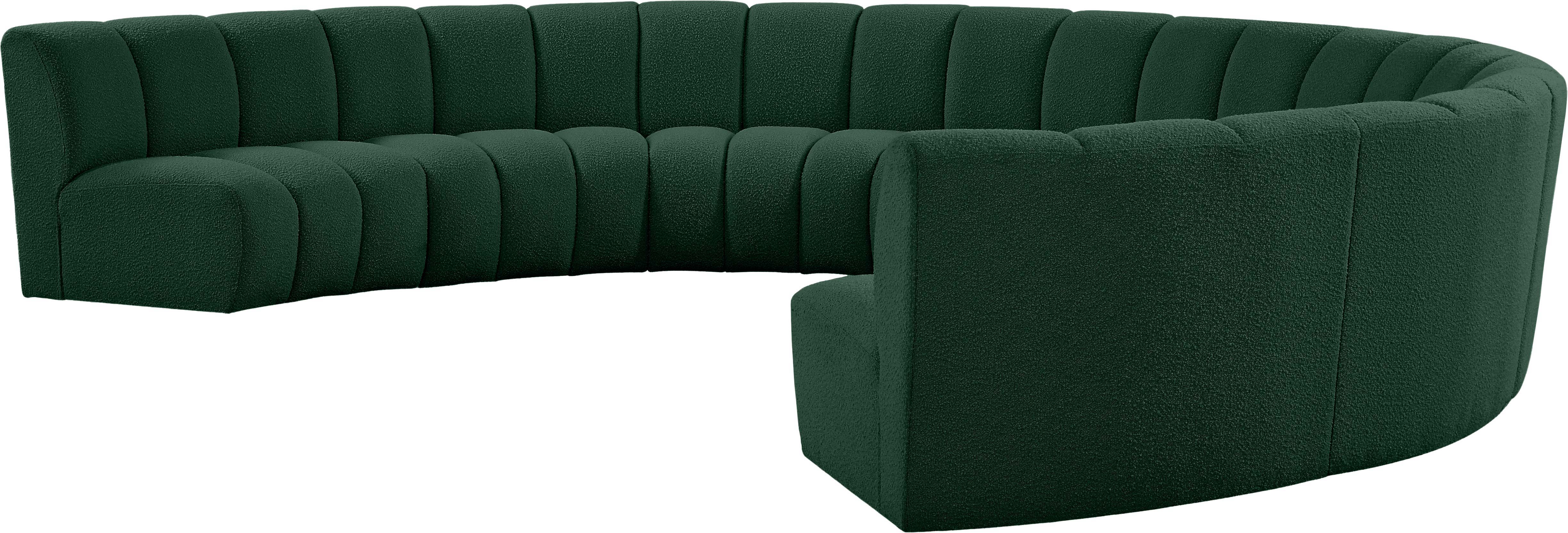 Infinity - 8 Piece Modular Sectional - Green