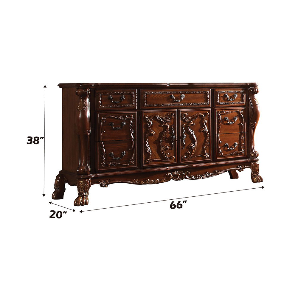 Dresden - Dresser - Cherry Oak, dark brown, view 3