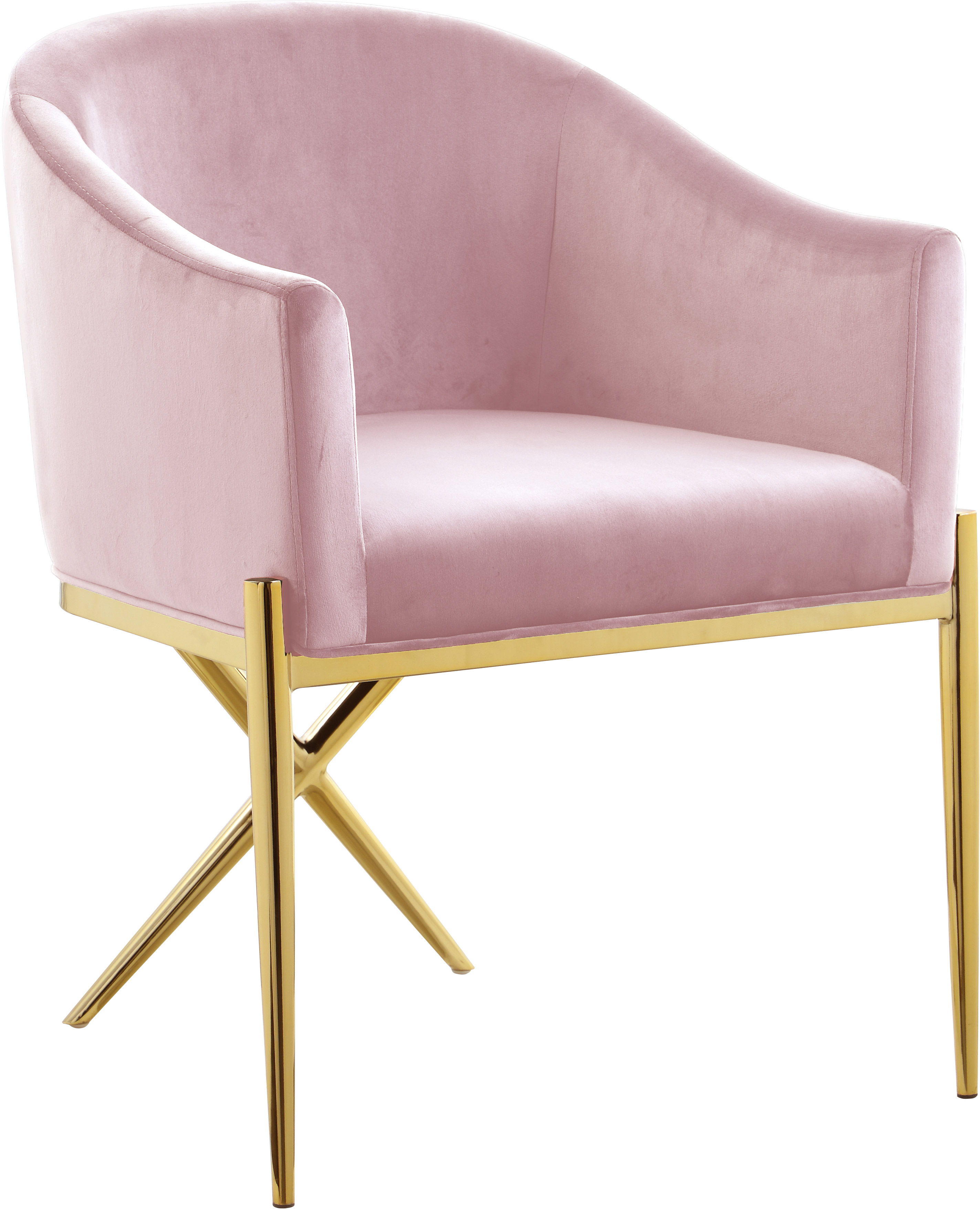 Xavier - Dining Chair - Pink