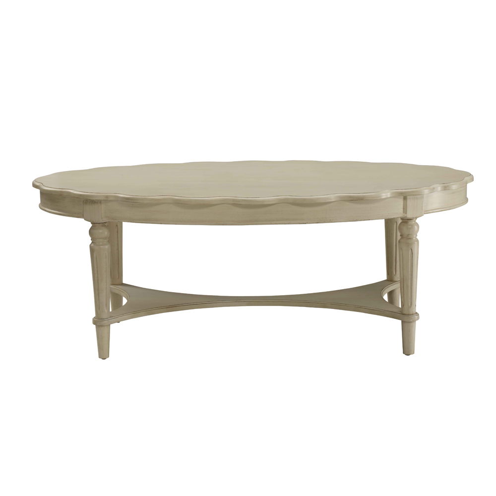 Fordon - Coffee Table - French Antique White, beige, view 3