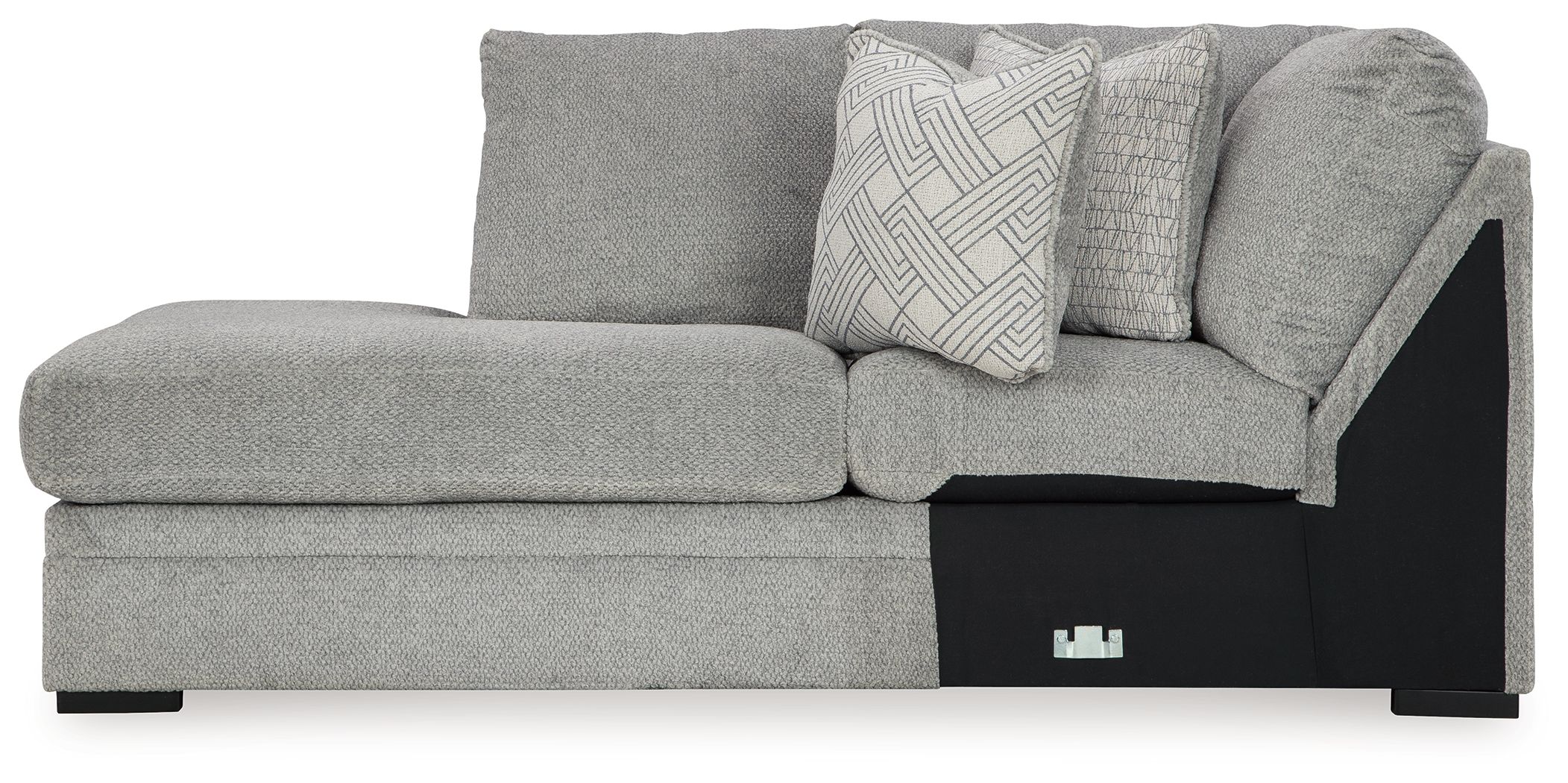 Casselbury - Laf Corner Chaise - Cement