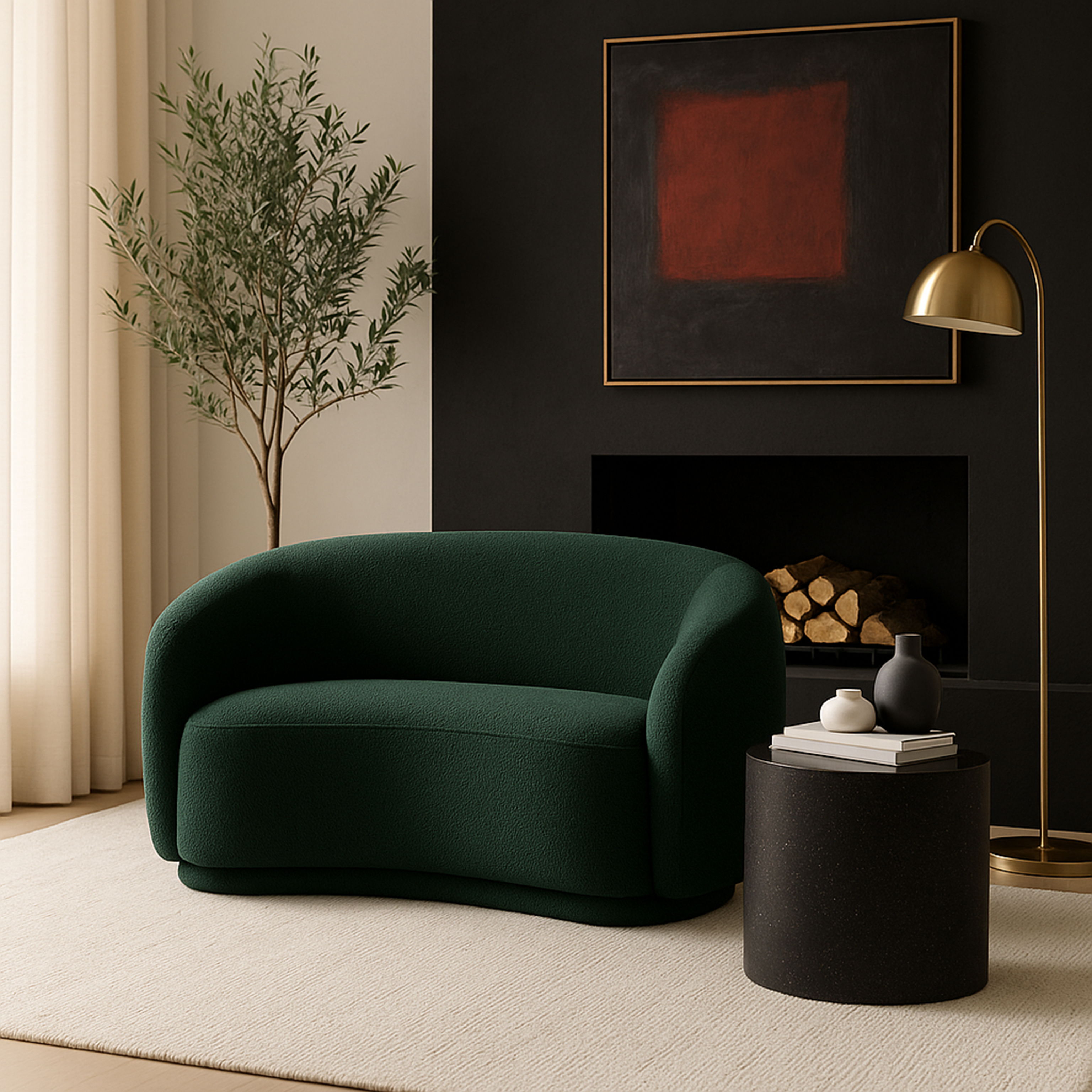 Hyde - Loveseat - Green