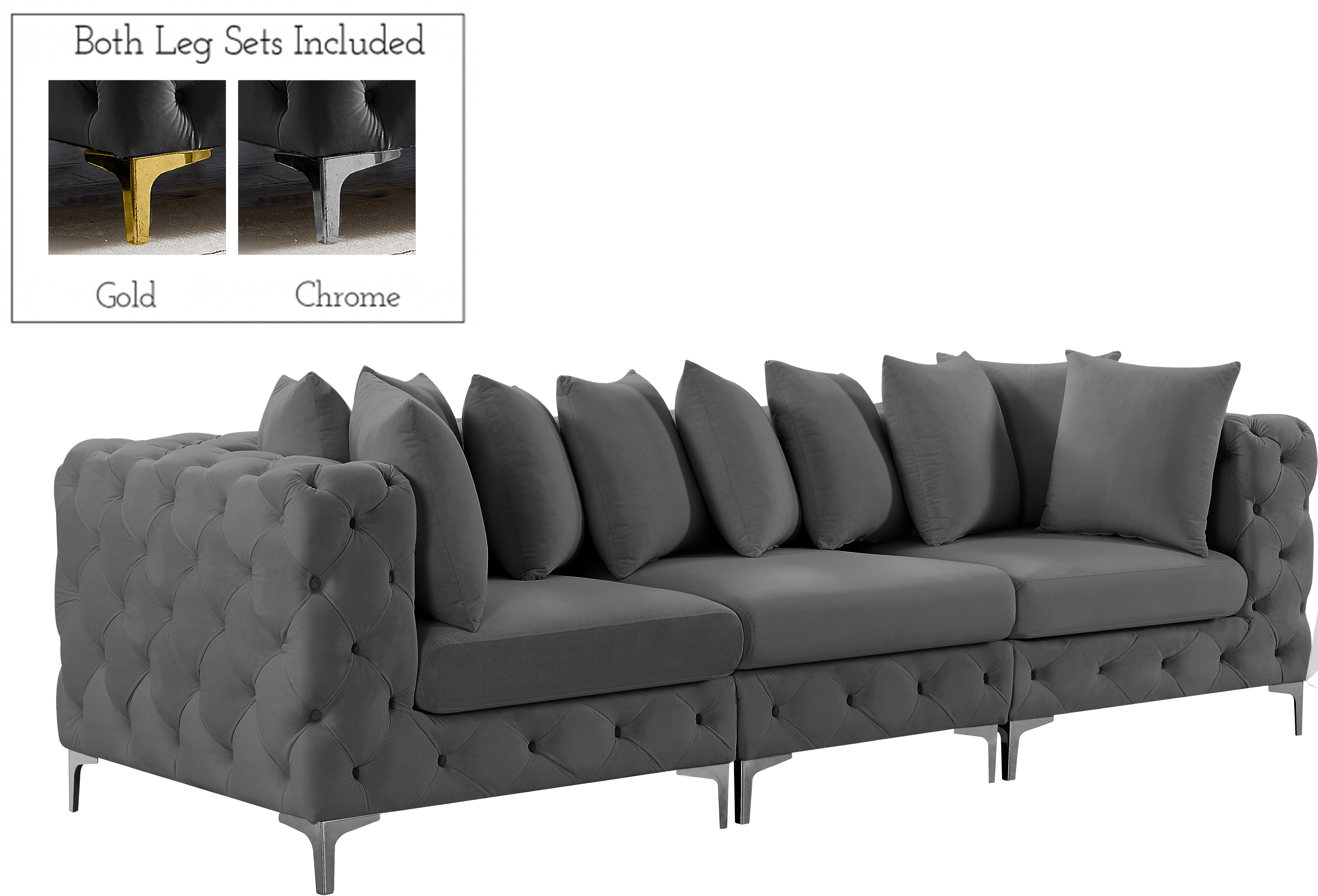 Tremblay - 3 Piece Modular Sofa - Gray