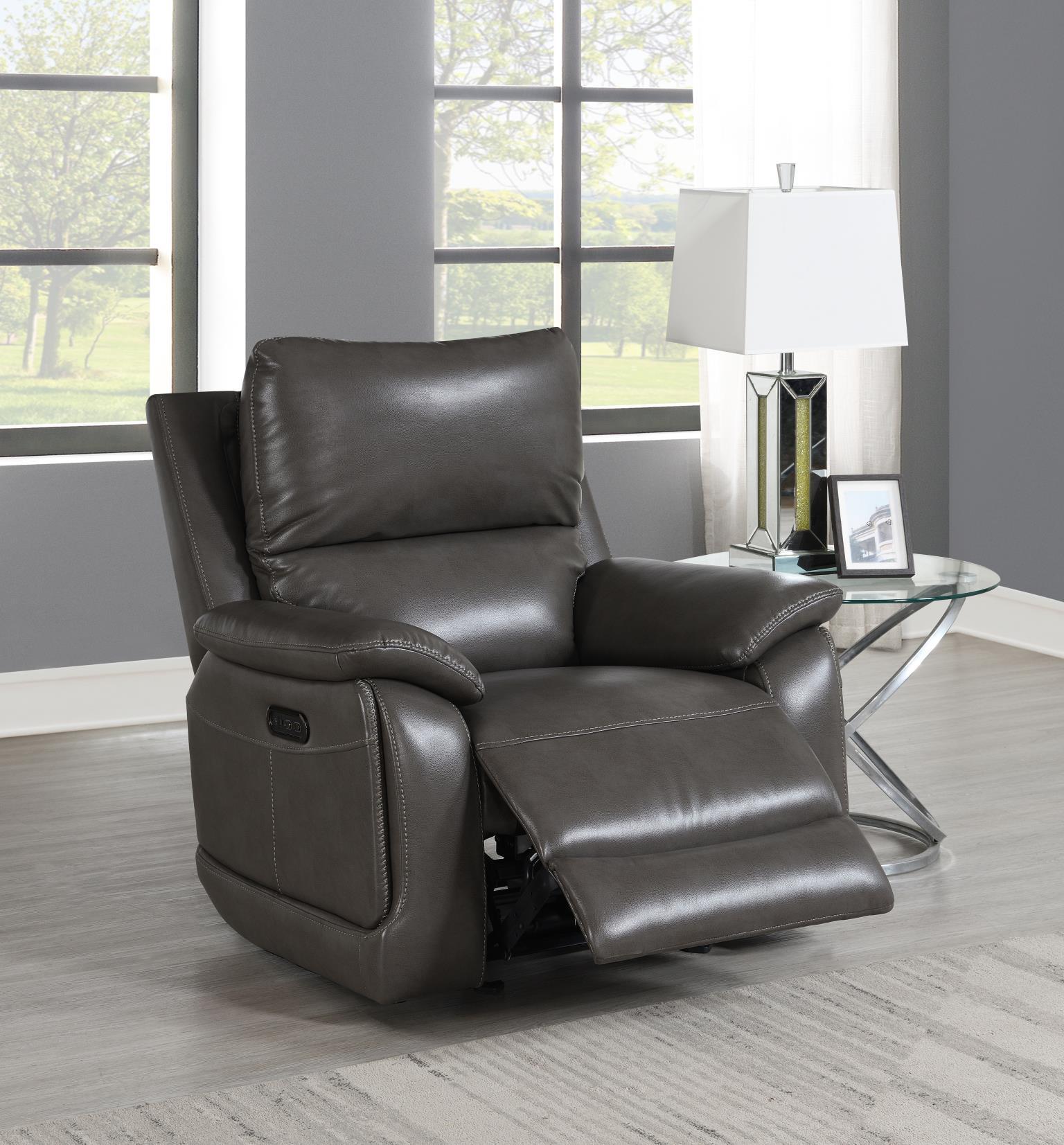 Gel Leather Reclining Chair