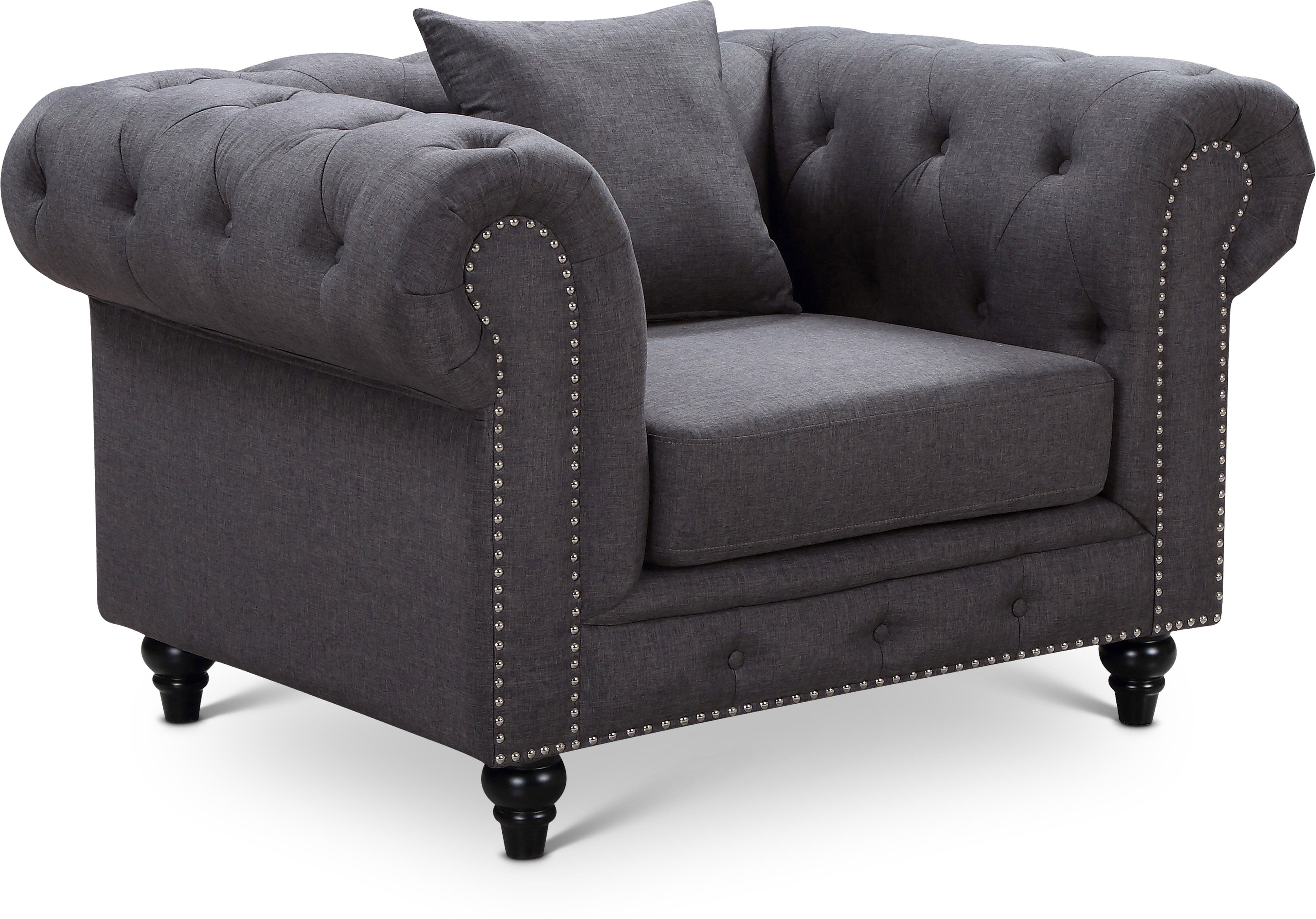 Chesterfield - Chair - Gray
