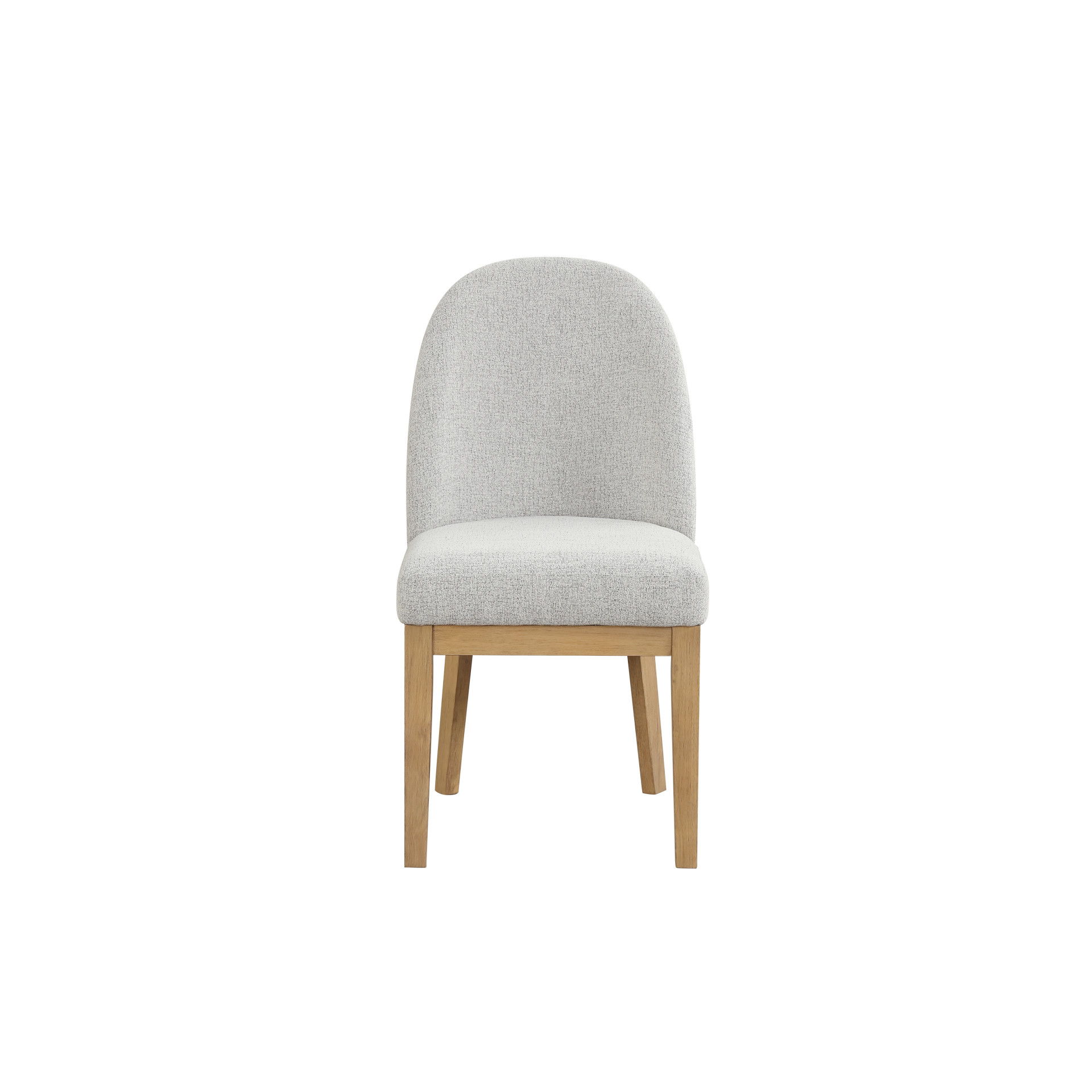 Essence - Upholstered Curved Back Chair - Natural