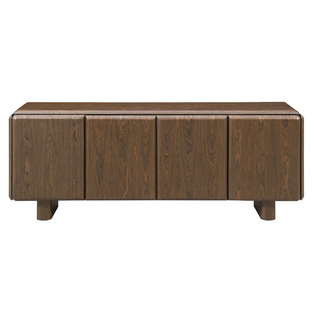 Lanza - Console Table - Dark Walnut, dark brown, view 4