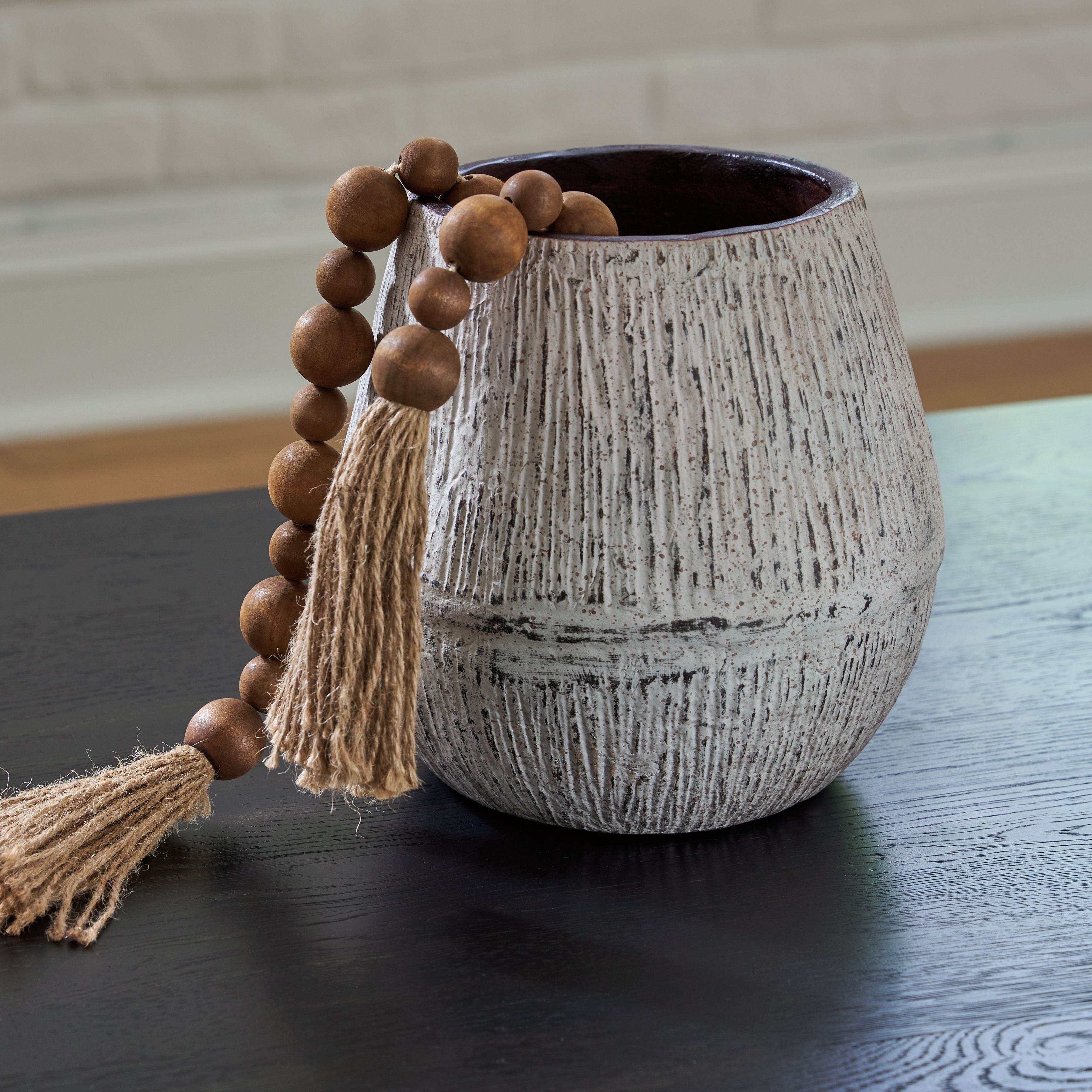 Claymount - Vase - 9" - Distressed Brown