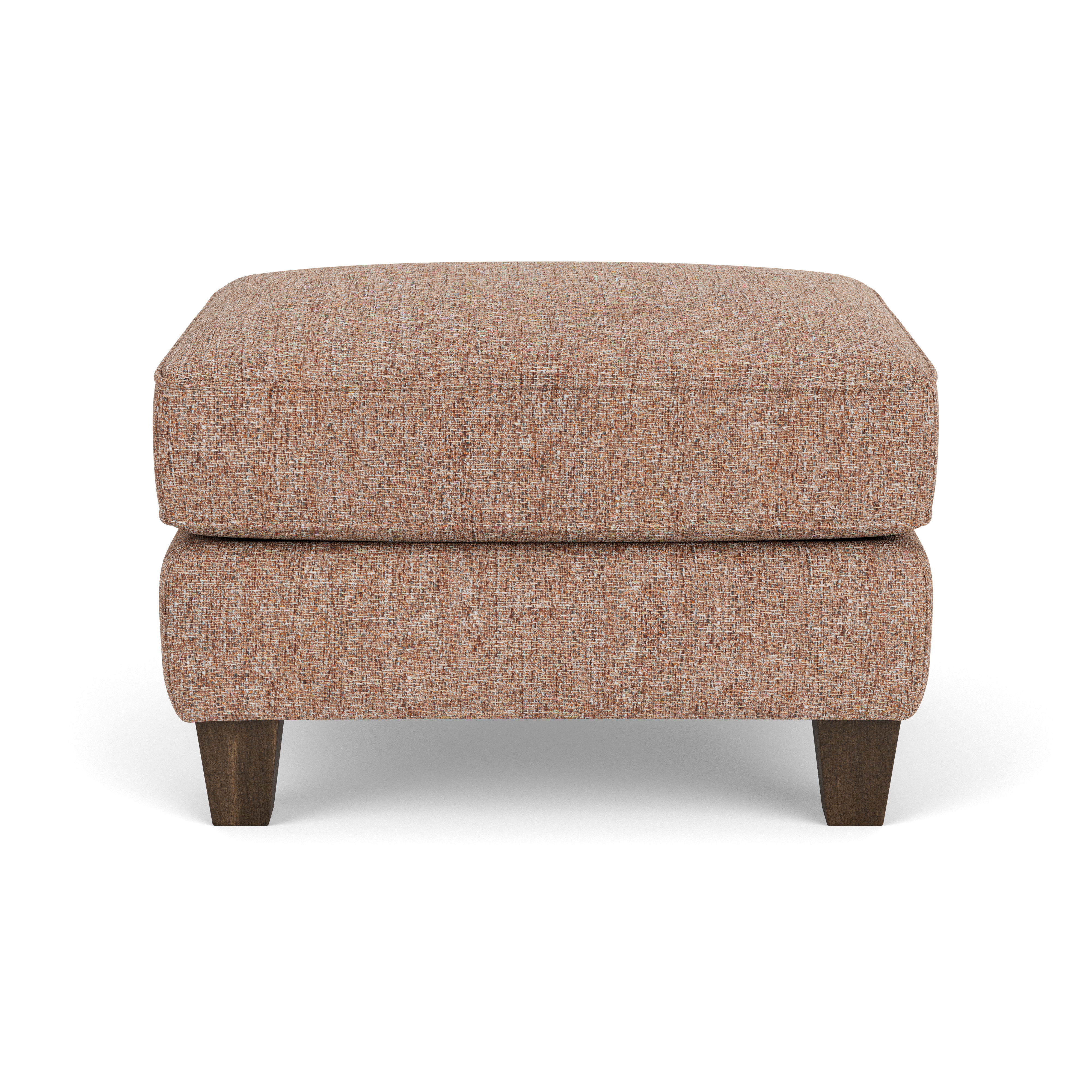 Libby - Fabric Ottoman, light brown, view 4