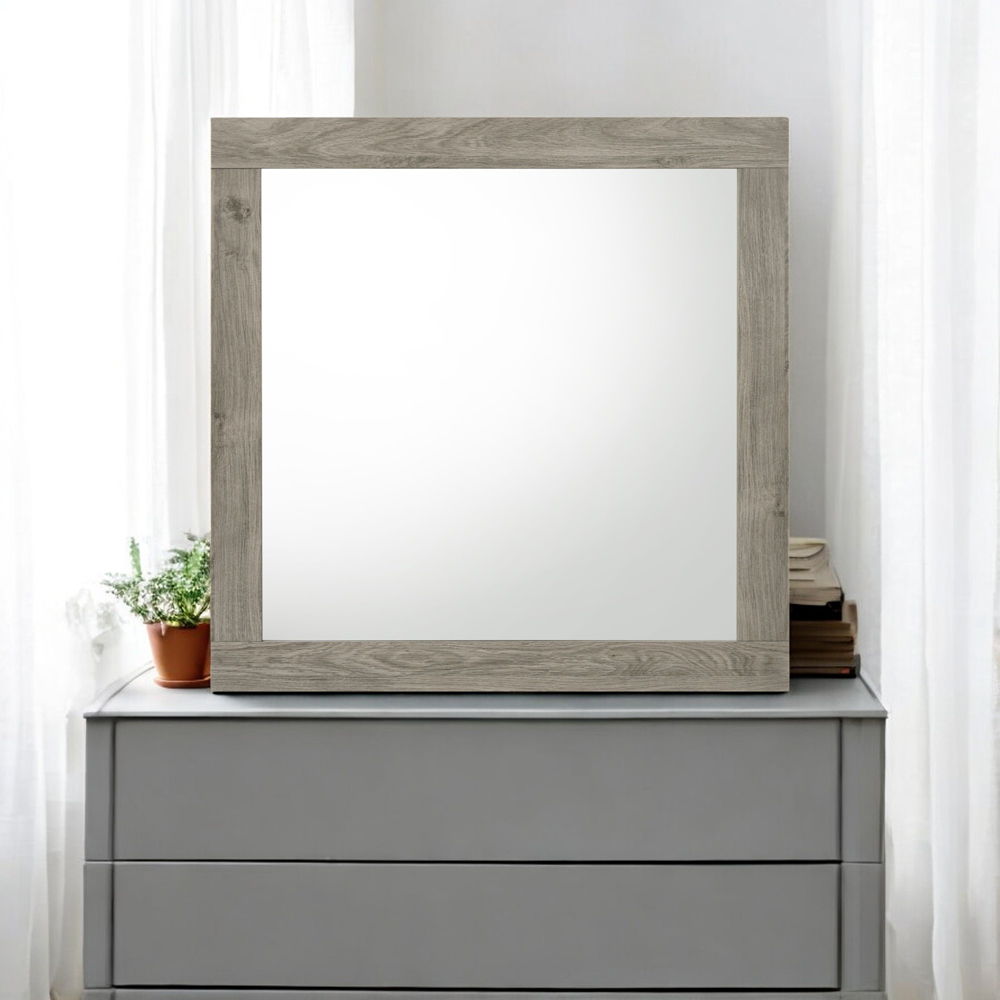 Mari - Mirror - Light Gray Finish, gray, view 3