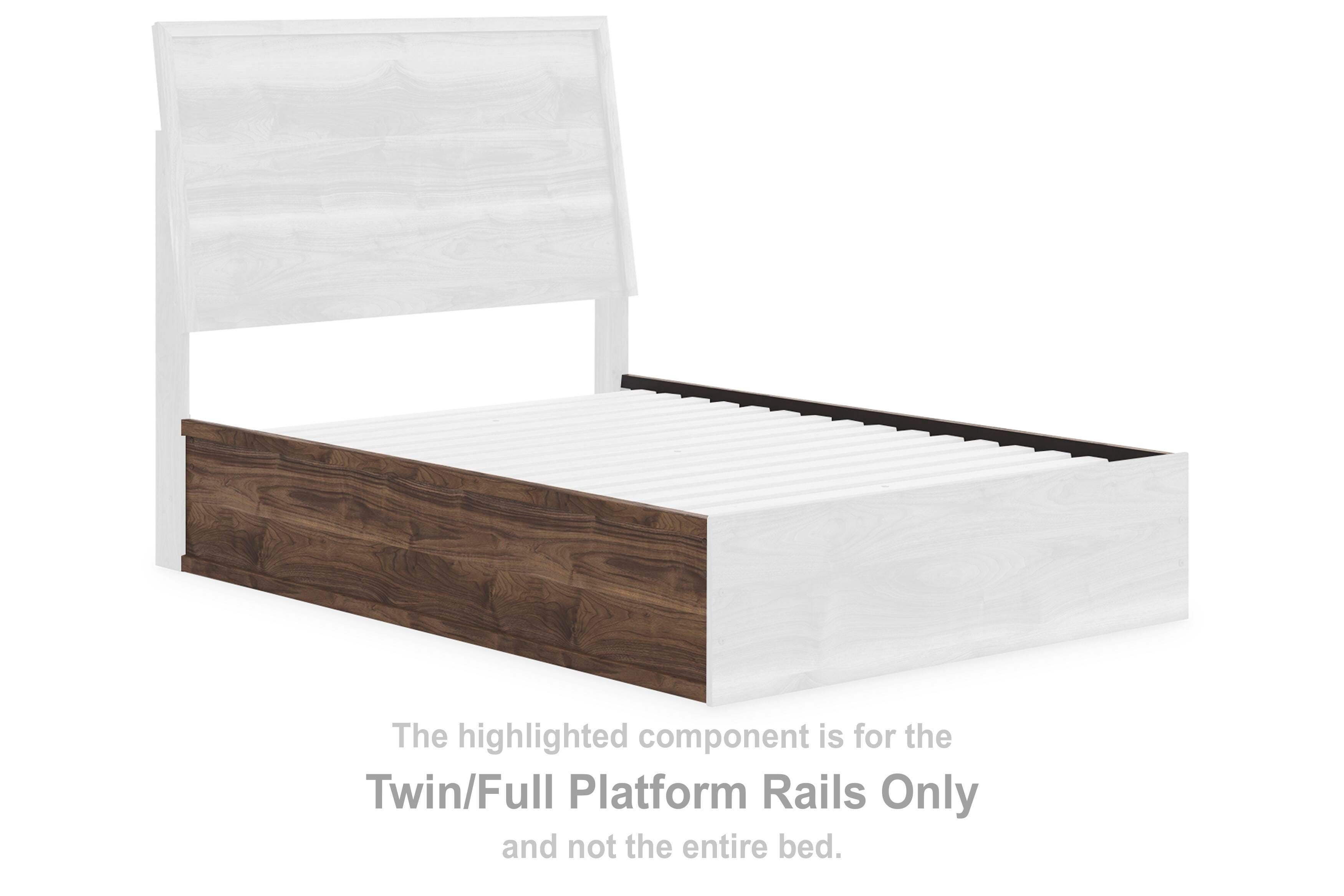 Chirason – Twin/Full Platform Rails – Brown