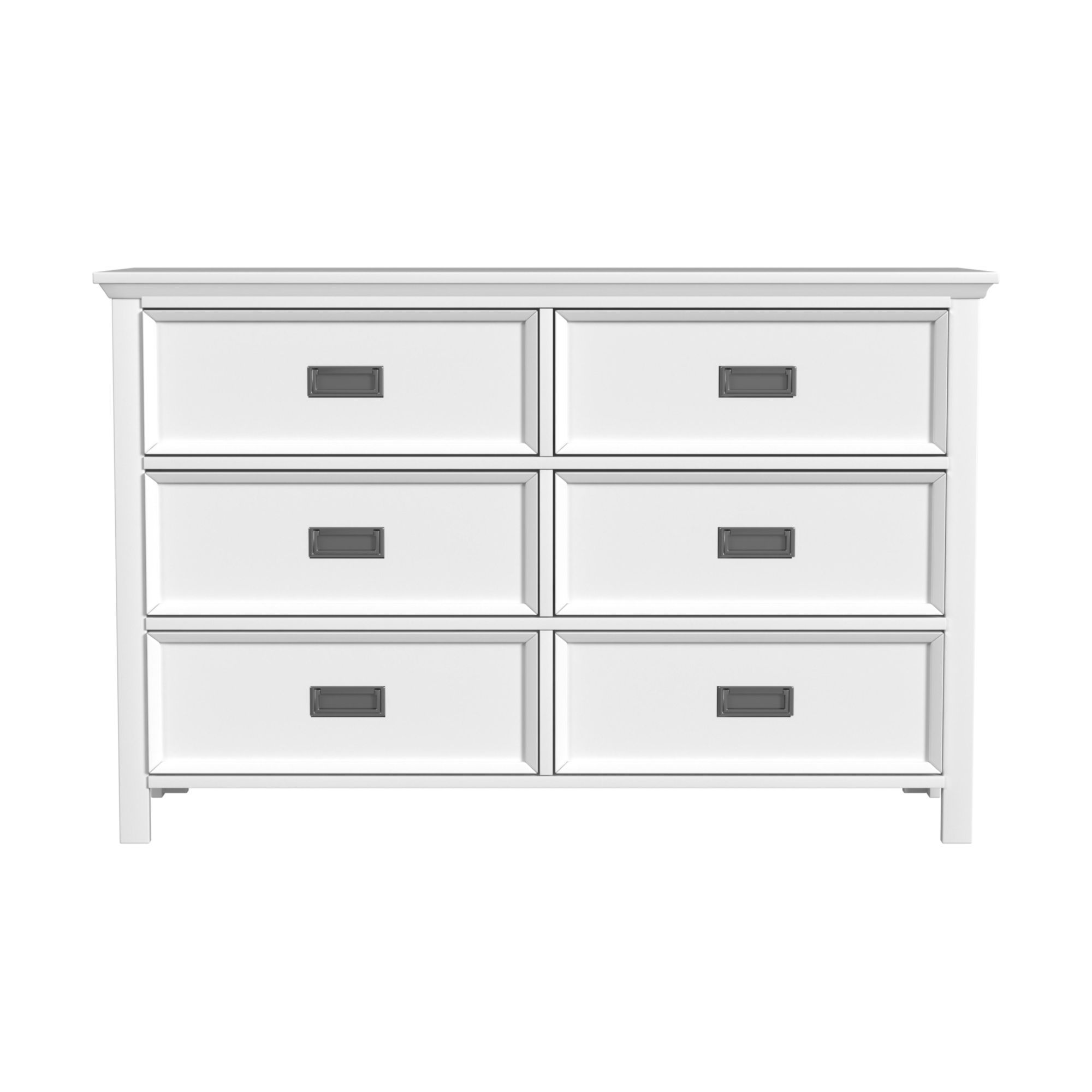 Hampton Kids - 6-Drawer Dresser - White