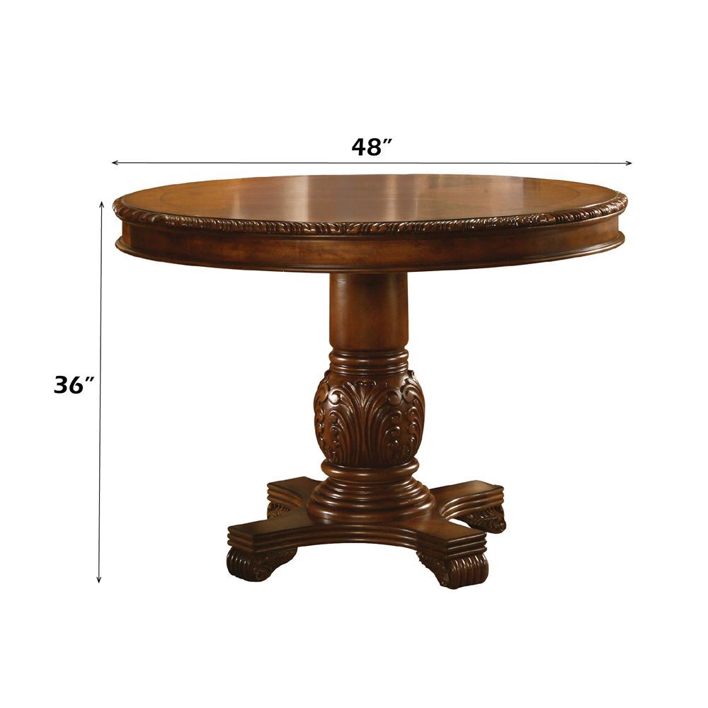 Chateau De Ville - Counter Height Table - Cherry, dark brown, view 3